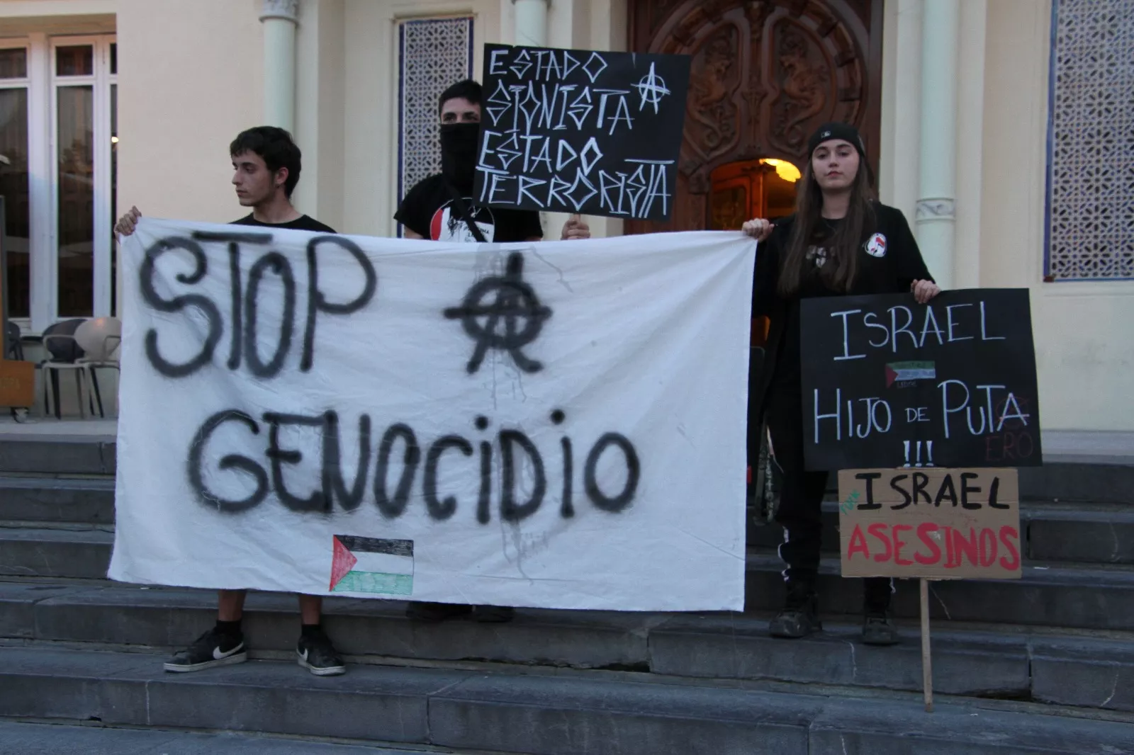 Huesca con Palestina. Foto Carlos Neofato