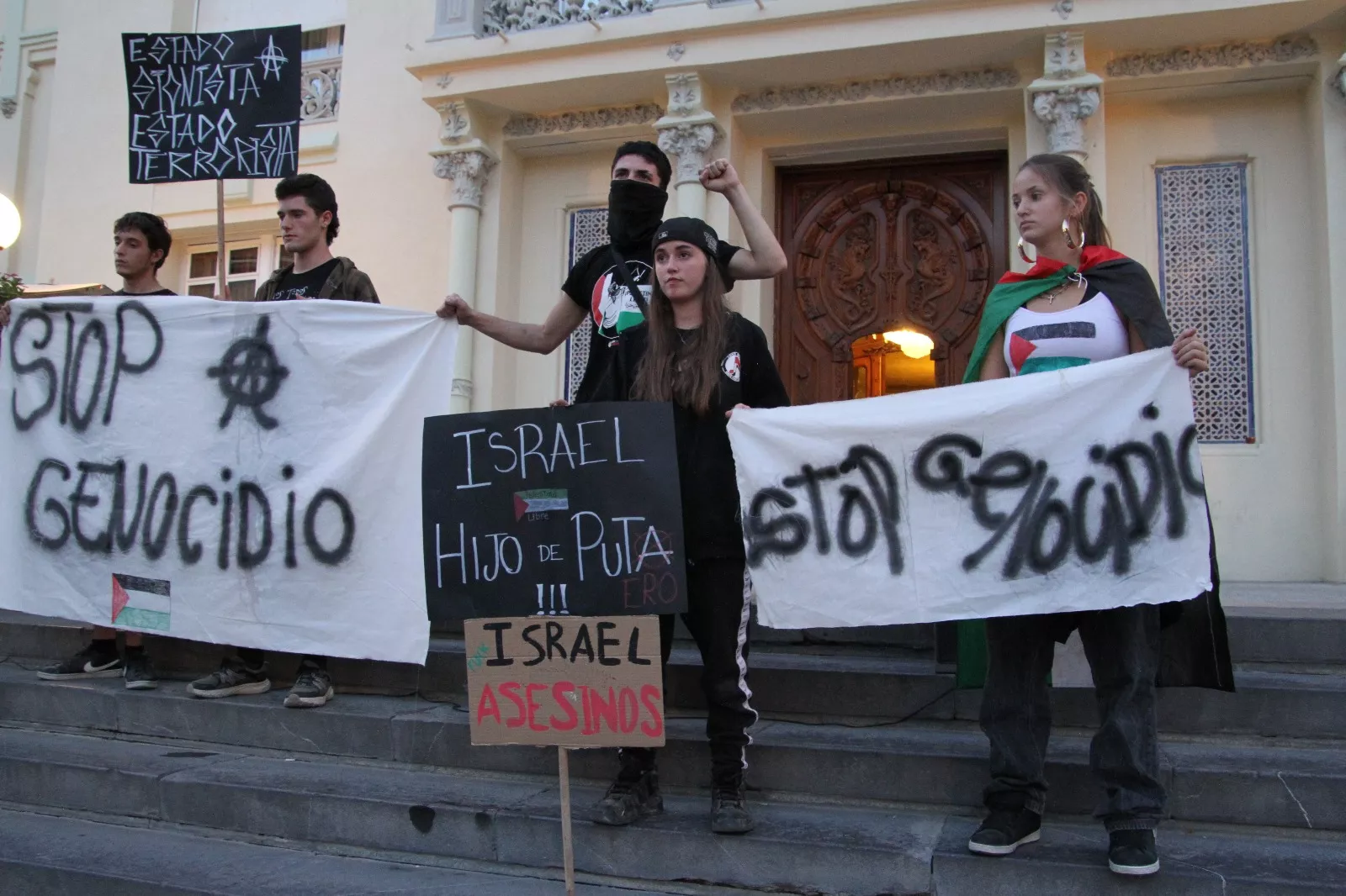 Huesca con Palestina. Foto Carlos Neofato