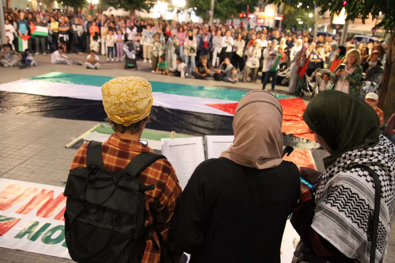 Huesca con Palestina. Foto Carlos Neofato