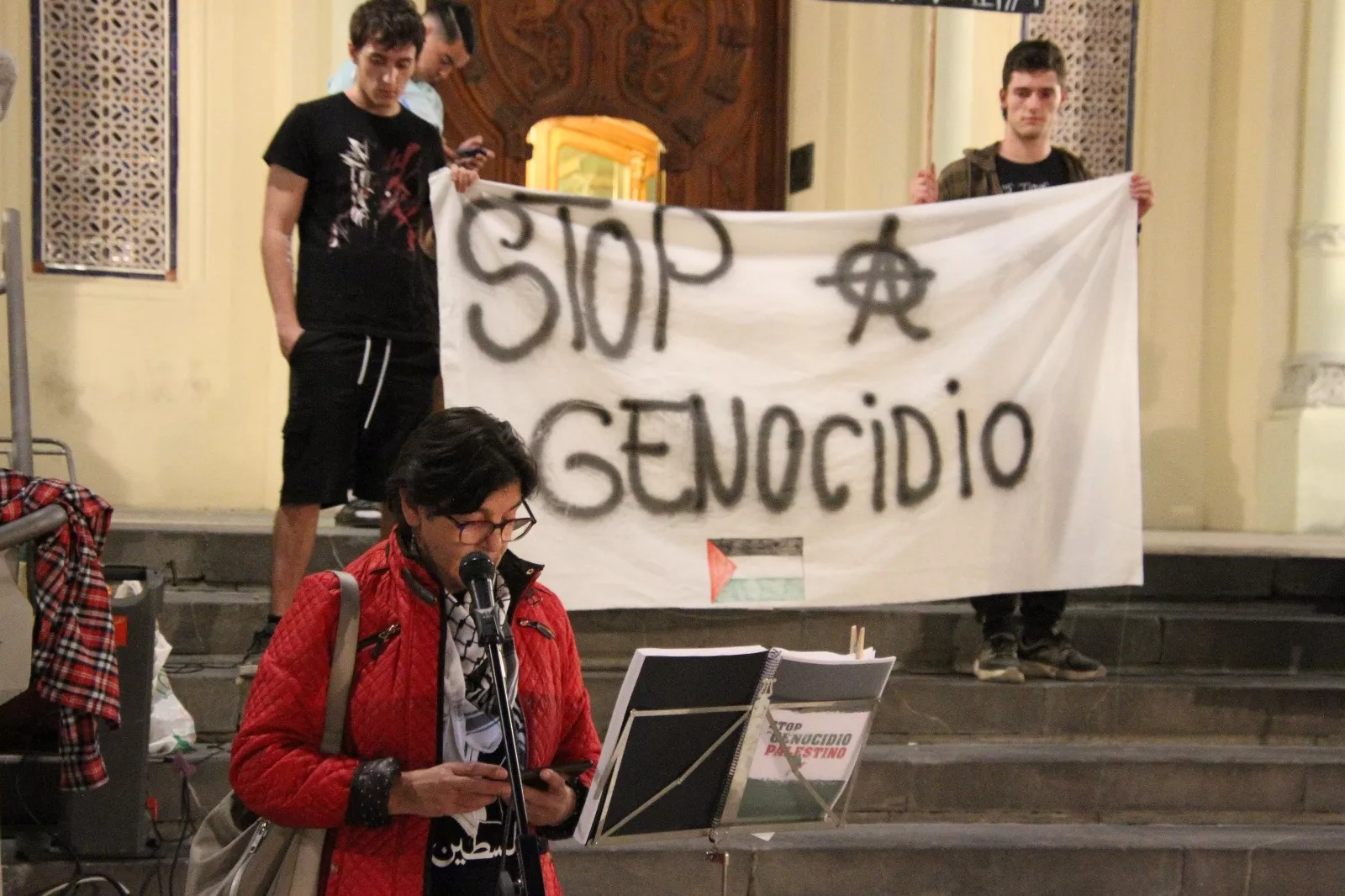 Huesca con Palestina. Foto Carlos Neofato