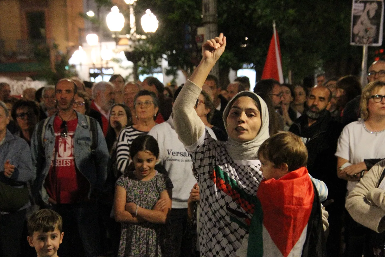 Huesca con Palestina. Foto Carlos Neofato
