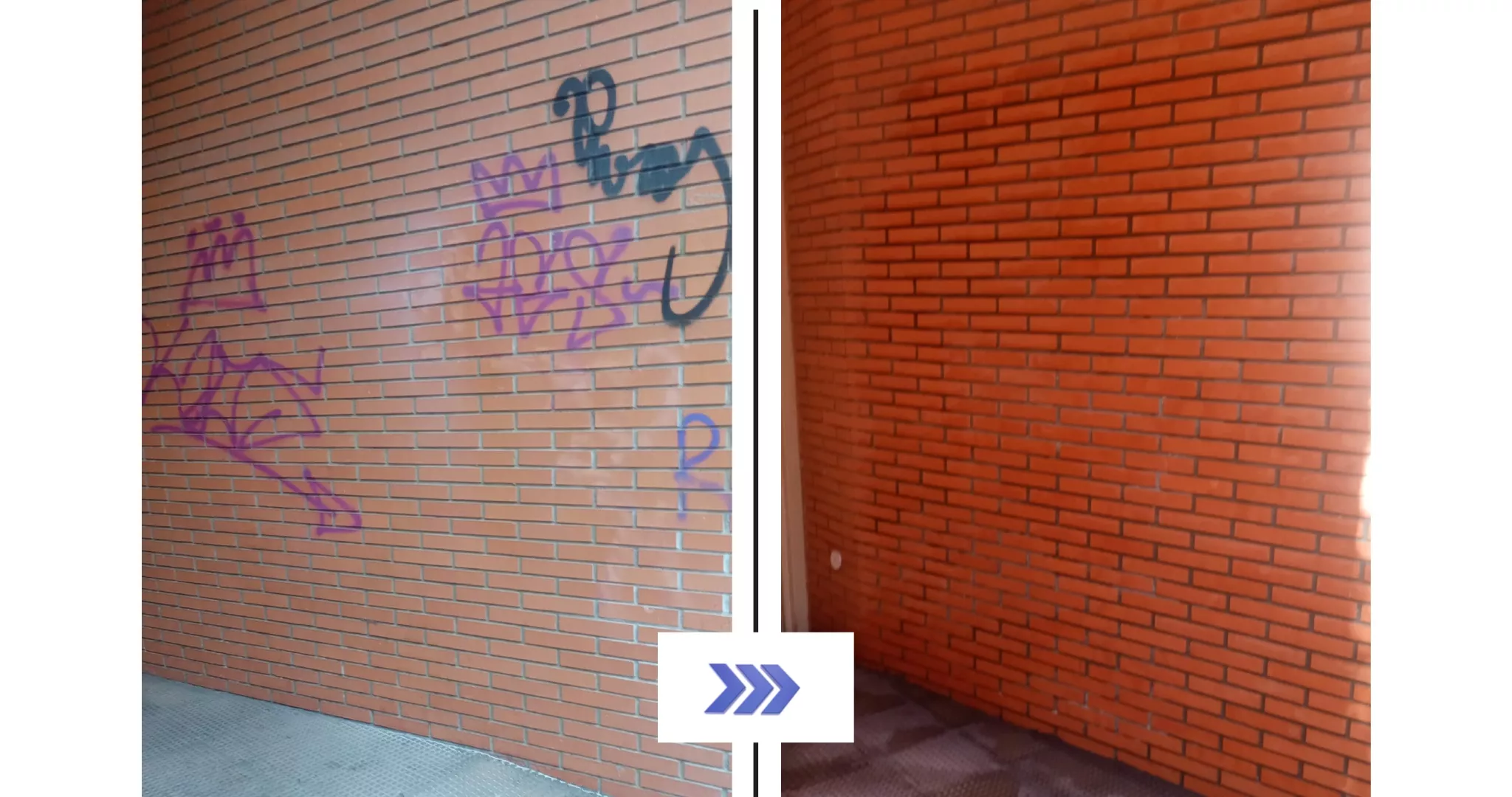 Espacios de Huesca que se han limpiado de grafitis.