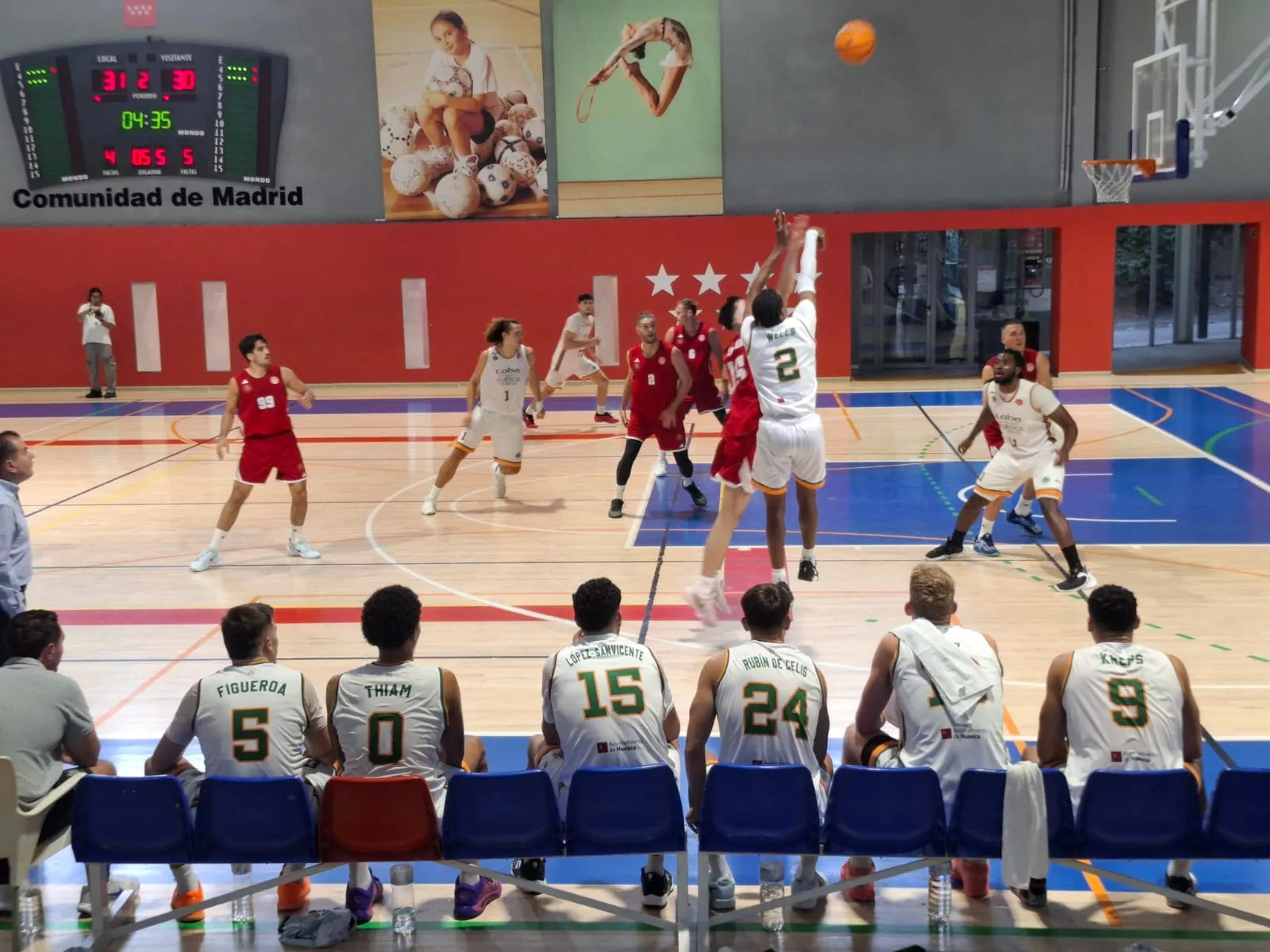 El Lobe Huesca la Magia ha perdido ante el Spanish Basketball Academy
