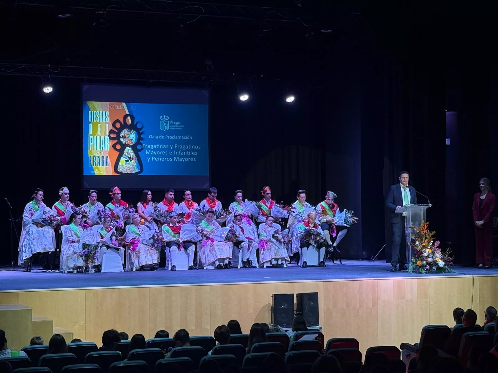 La Sala Florida ha disfrutado del preludio de las fiestas de El Pilar de Fraga