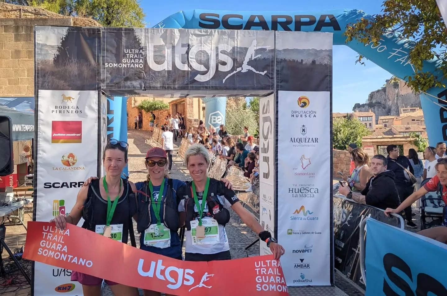 Podio Femenino Trrail Río Vero