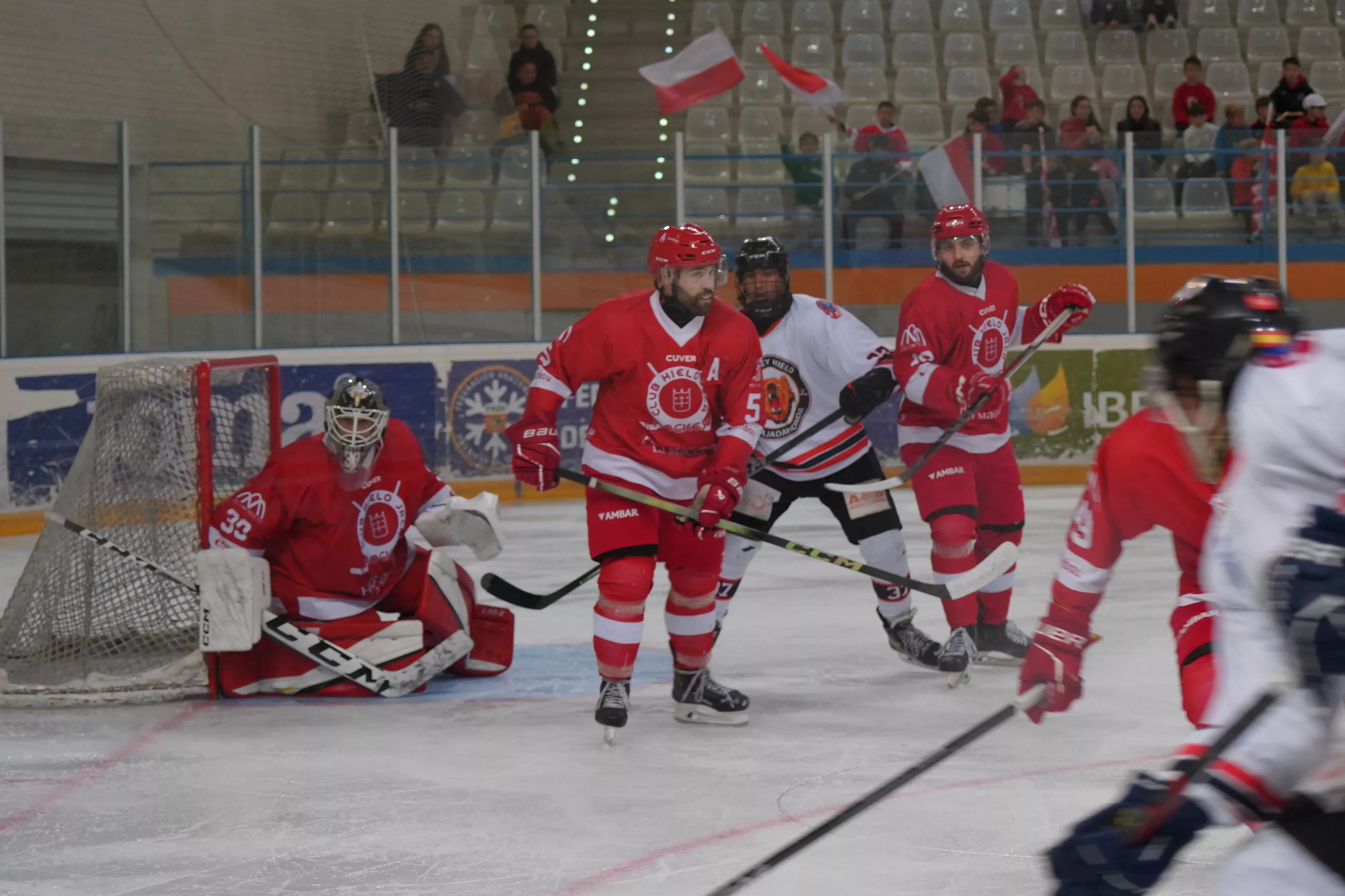 El CH Jaca se impuso al Majadahonda. FOTO REBECA RUIZ 