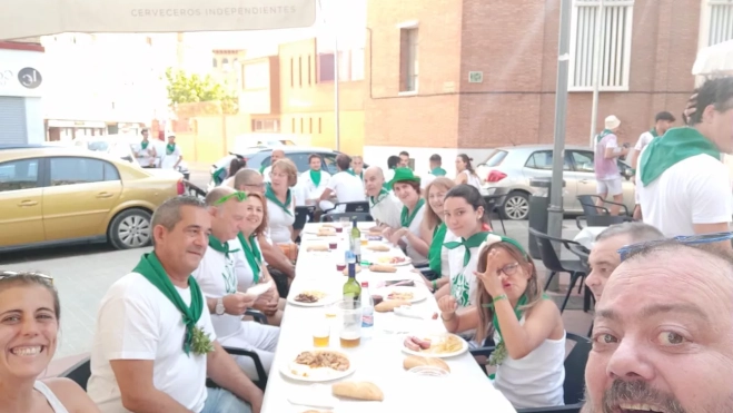 Guti en San Lorenzo haciendo un selfie. Era la alegría