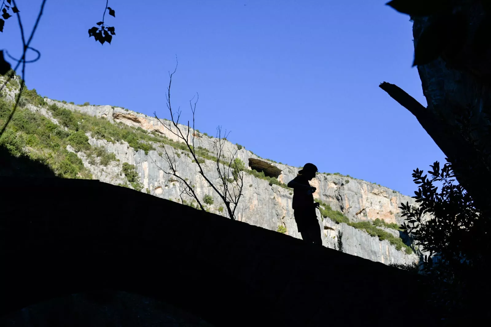 Imágenes del Trail Alquézar Rosado del domingo. Foto: Quim Farrero