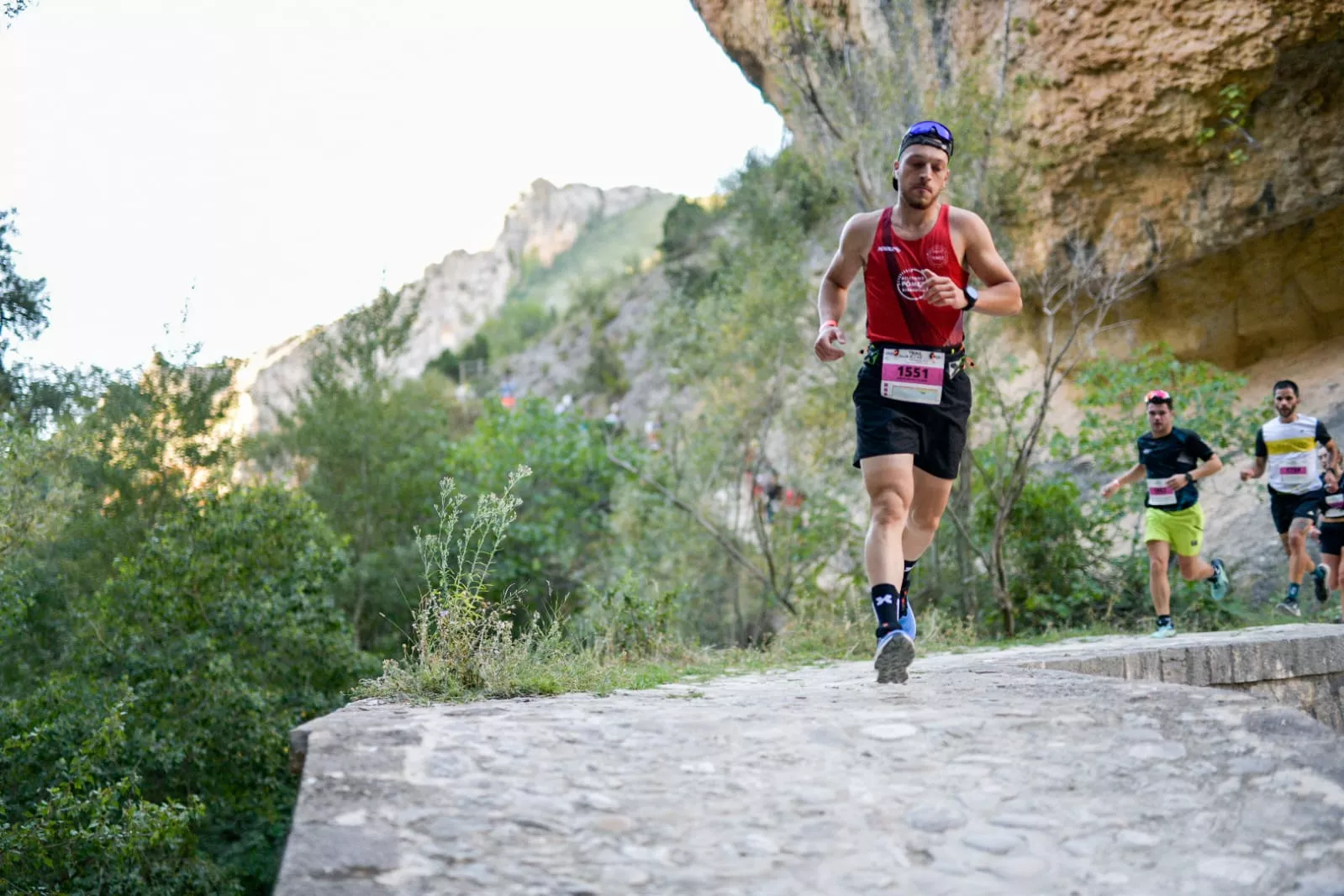 Imágenes del Trail Alquézar Rosado del domingo. Foto: Quim Farrero
