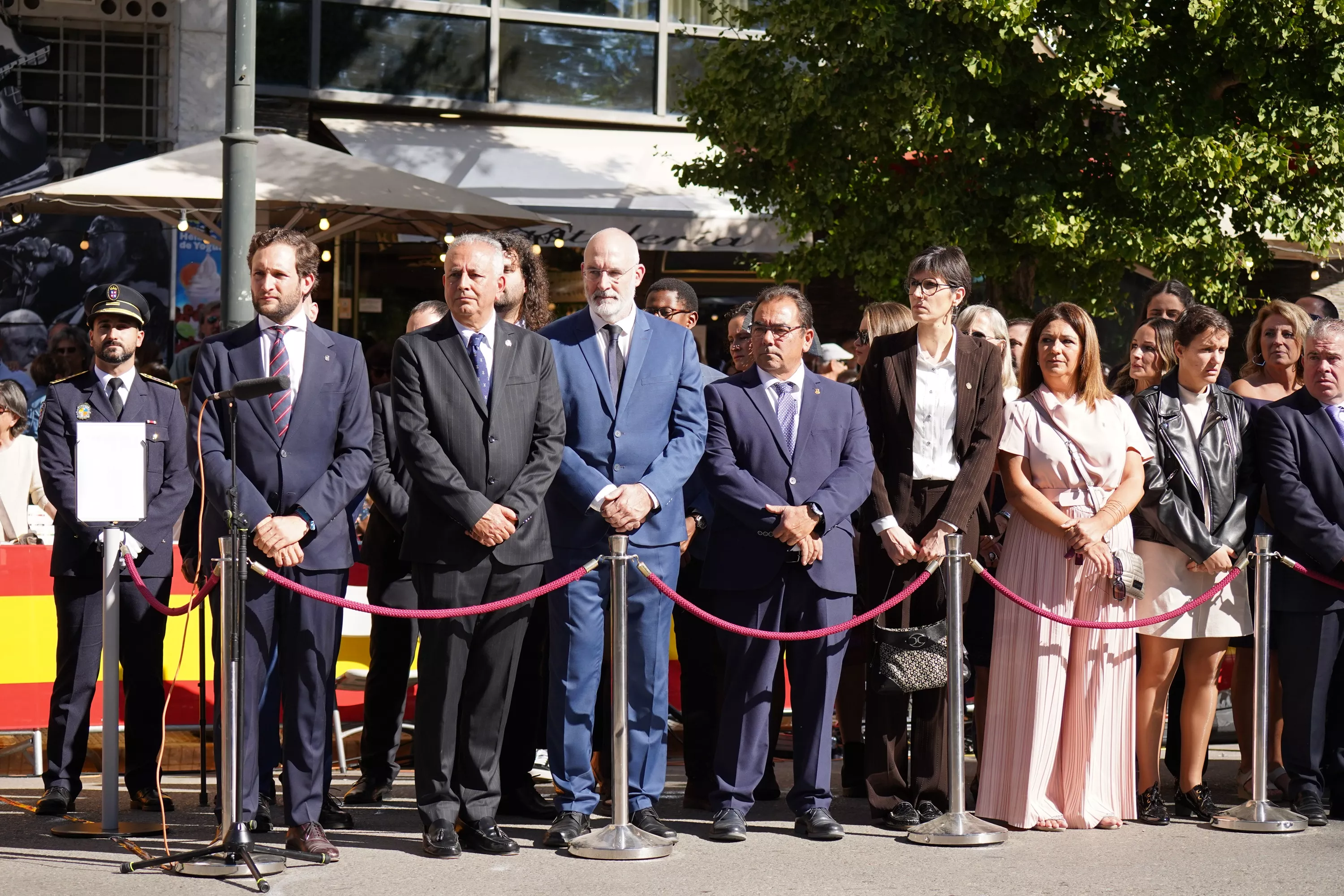 Jura de Bandera de 220 ciudadanos en Monzón. Foto Rebeca Ruiz
