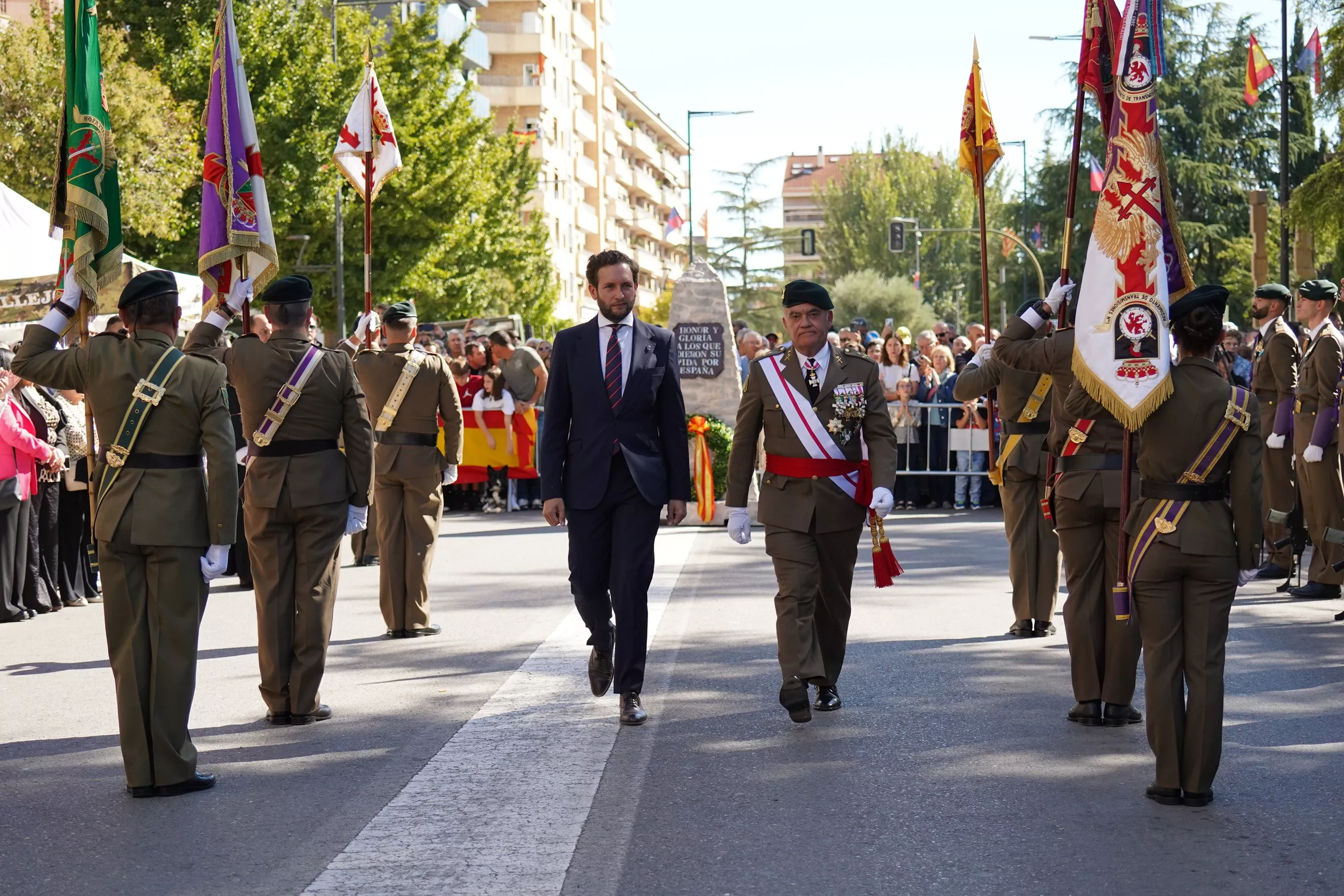 Jura de Bandera de 220 ciudadanos en Monzón. Foto Rebeca Ruiz