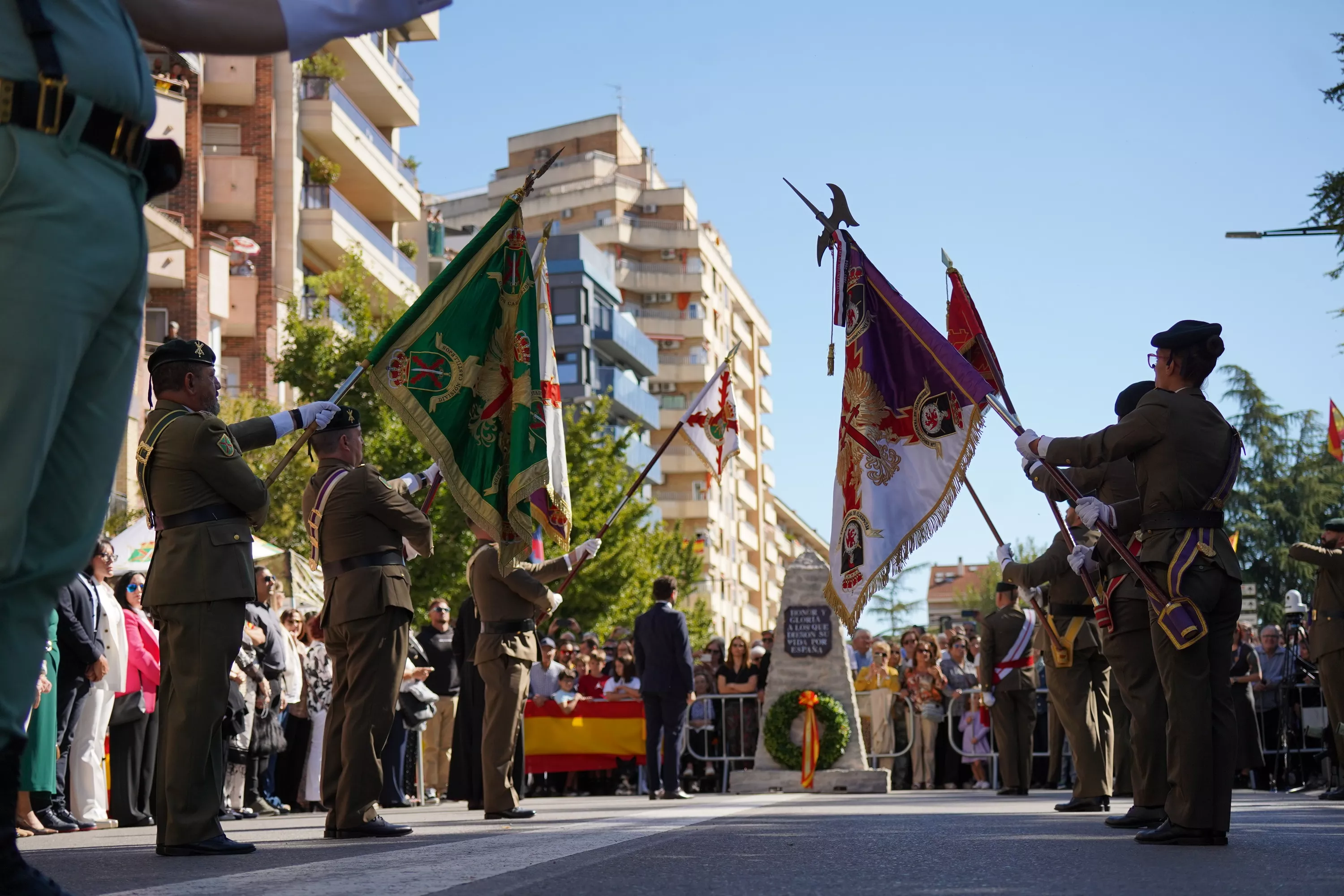 Jura de Bandera de 220 ciudadanos en Monzón. Foto Rebeca Ruiz