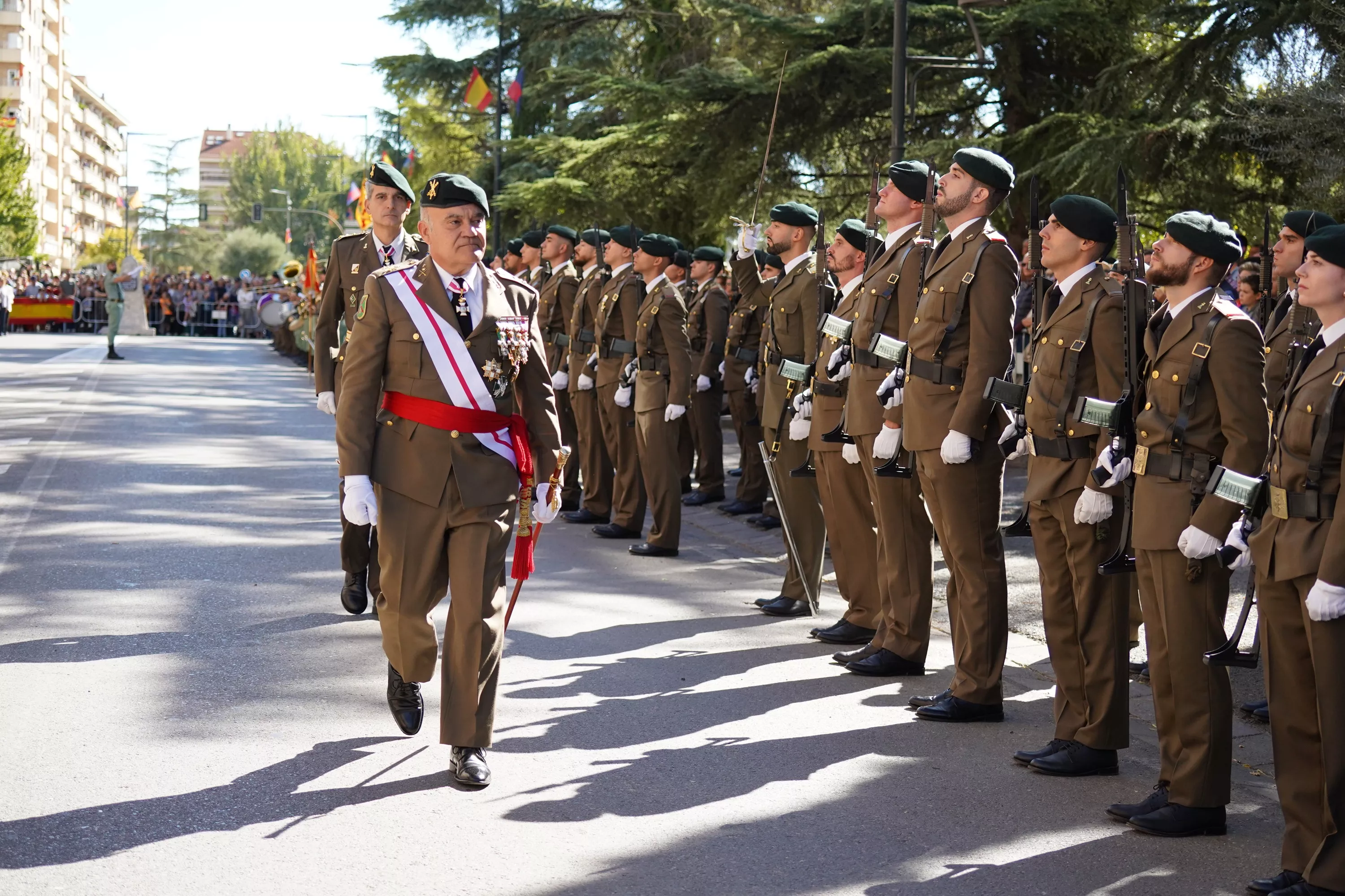 Jura de Bandera de 220 ciudadanos en Monzón. Foto Rebeca Ruiz