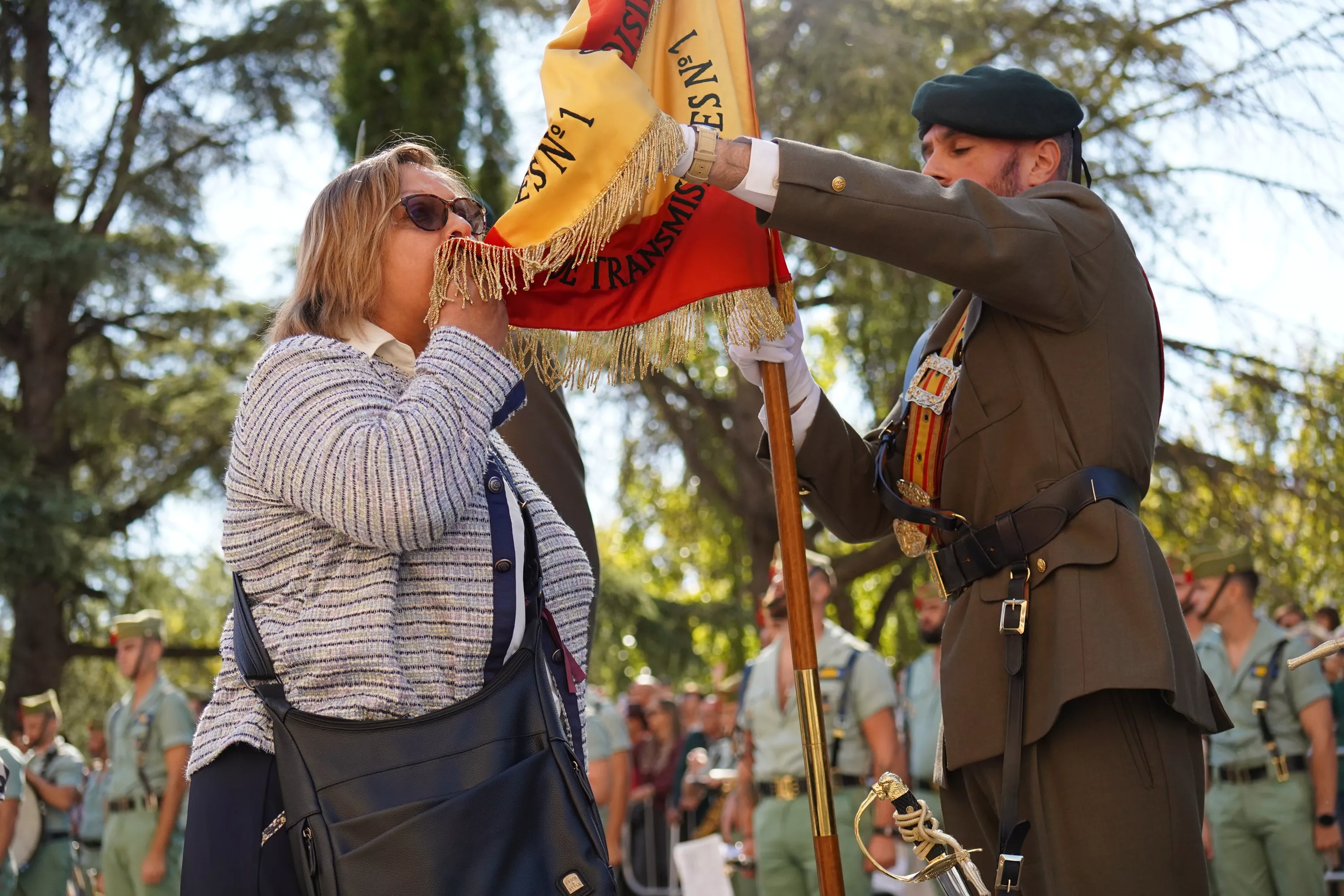 Jura de Bandera de 220 ciudadanos en Monzón. Foto Rebeca Ruiz