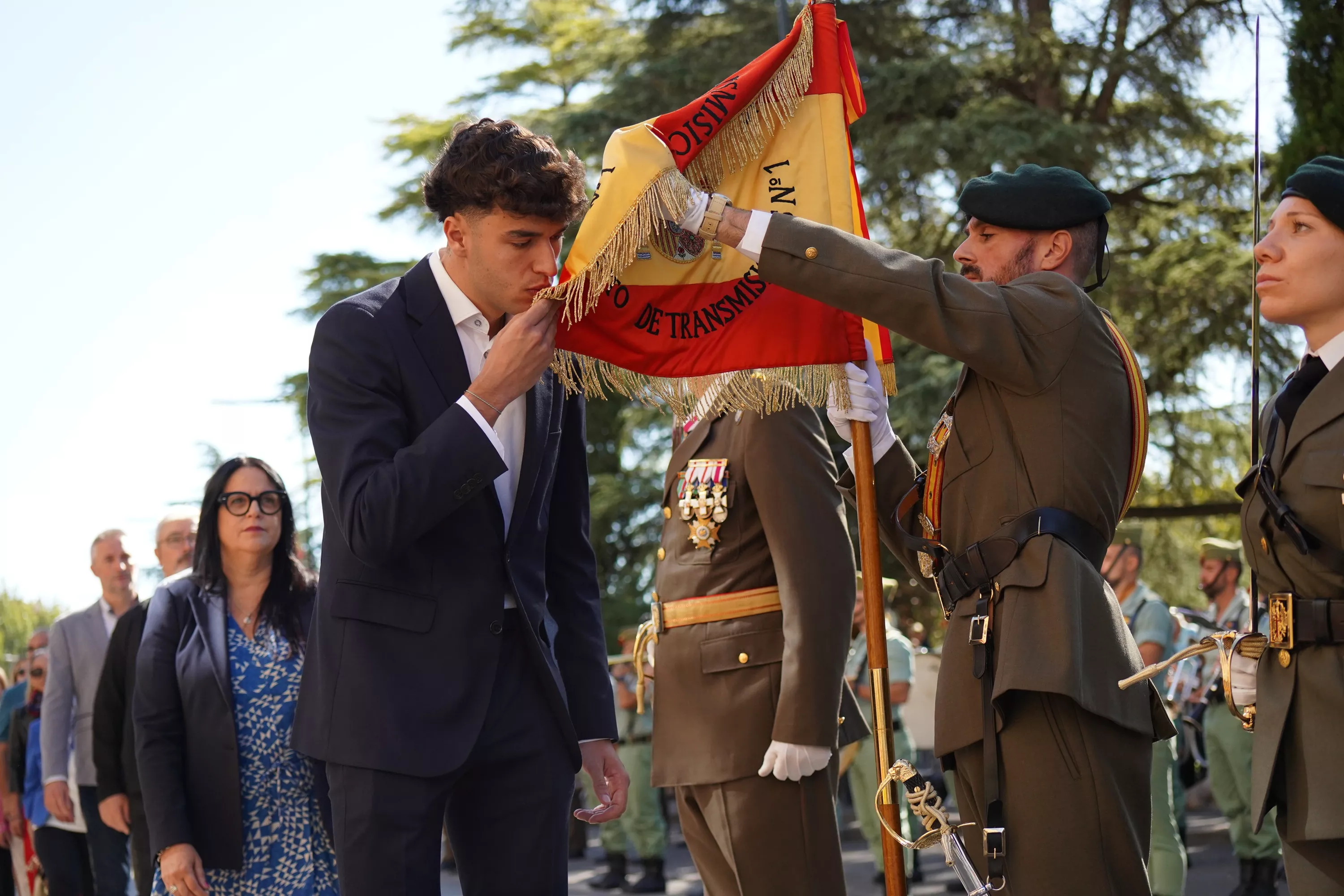 Jura de Bandera de 220 ciudadanos en Monzón. Foto Rebeca Ruiz