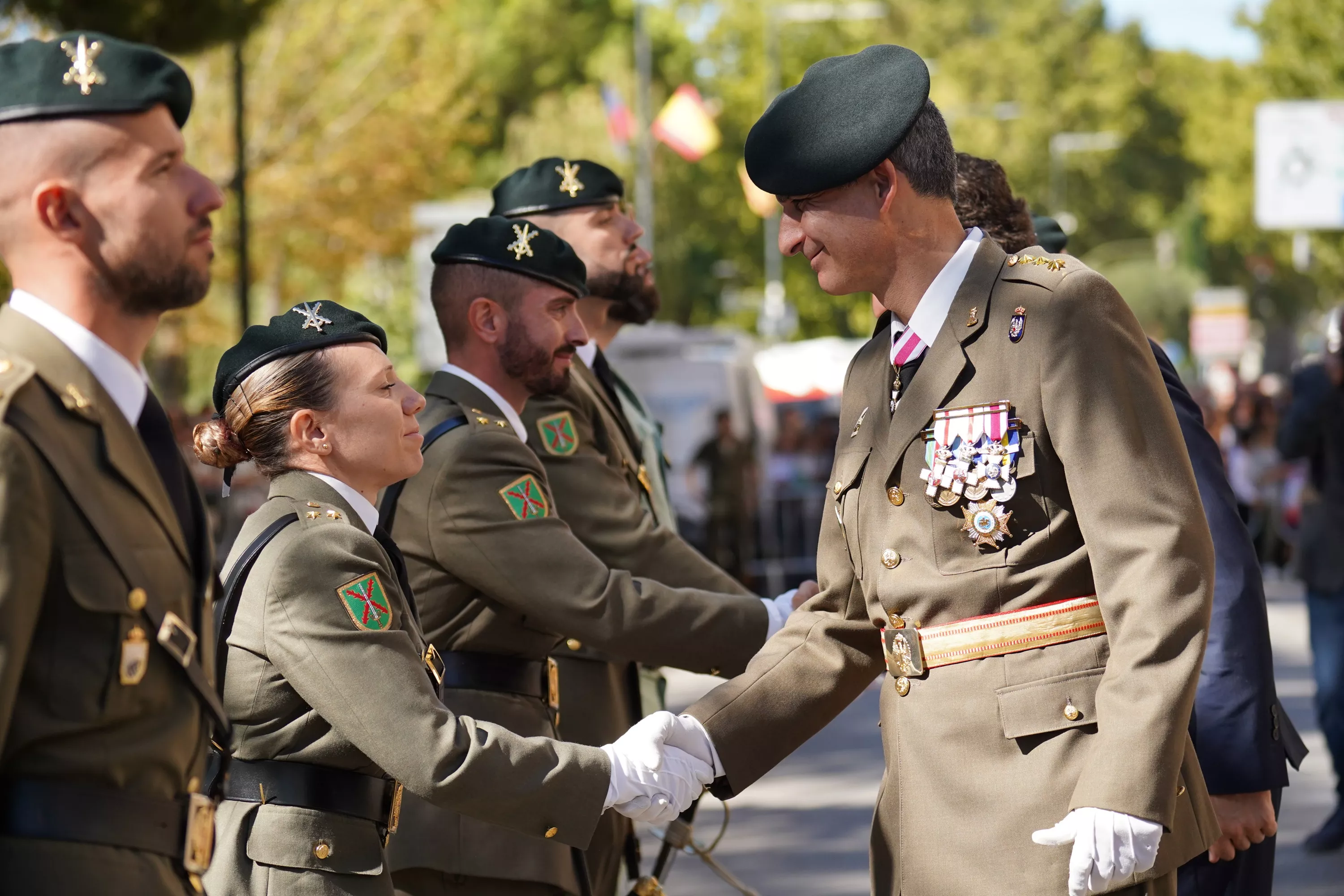 Jura de Bandera de 220 ciudadanos en Monzón. Foto Rebeca Ruiz