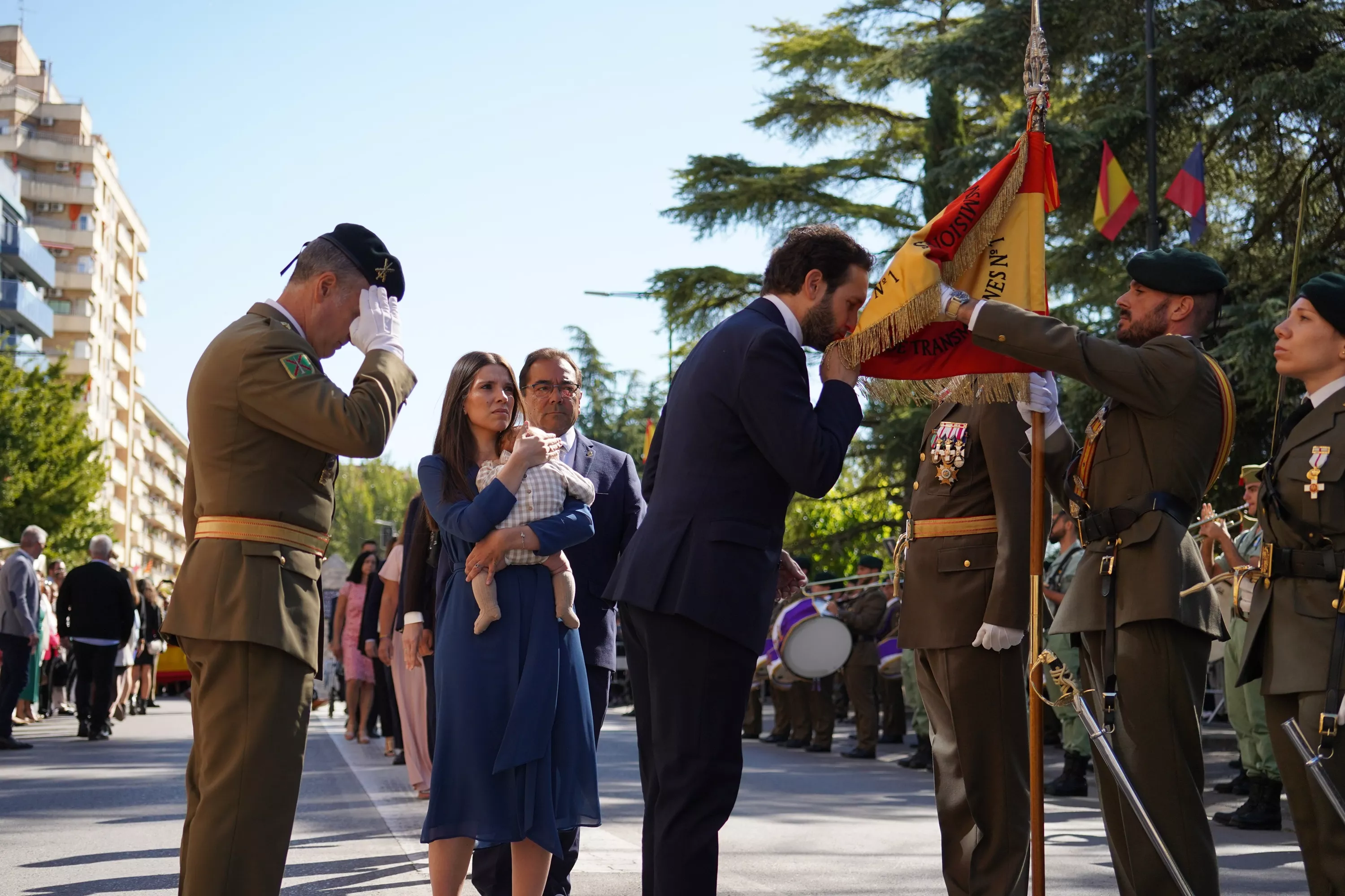 Jura de Bandera de 220 ciudadanos en Monzón. Foto Rebeca Ruiz