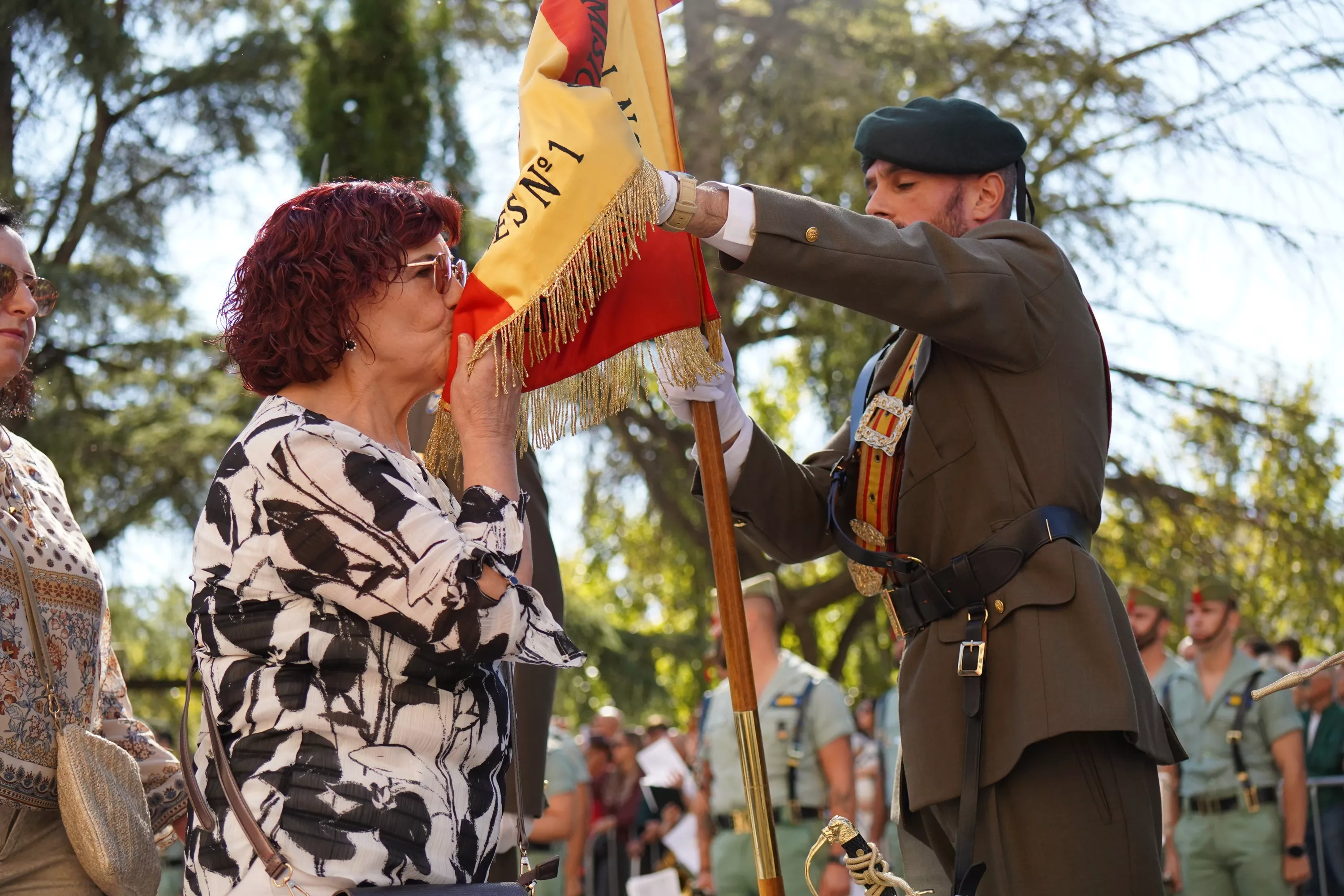 Jura de Bandera de 220 ciudadanos en Monzón. Foto Rebeca Ruiz