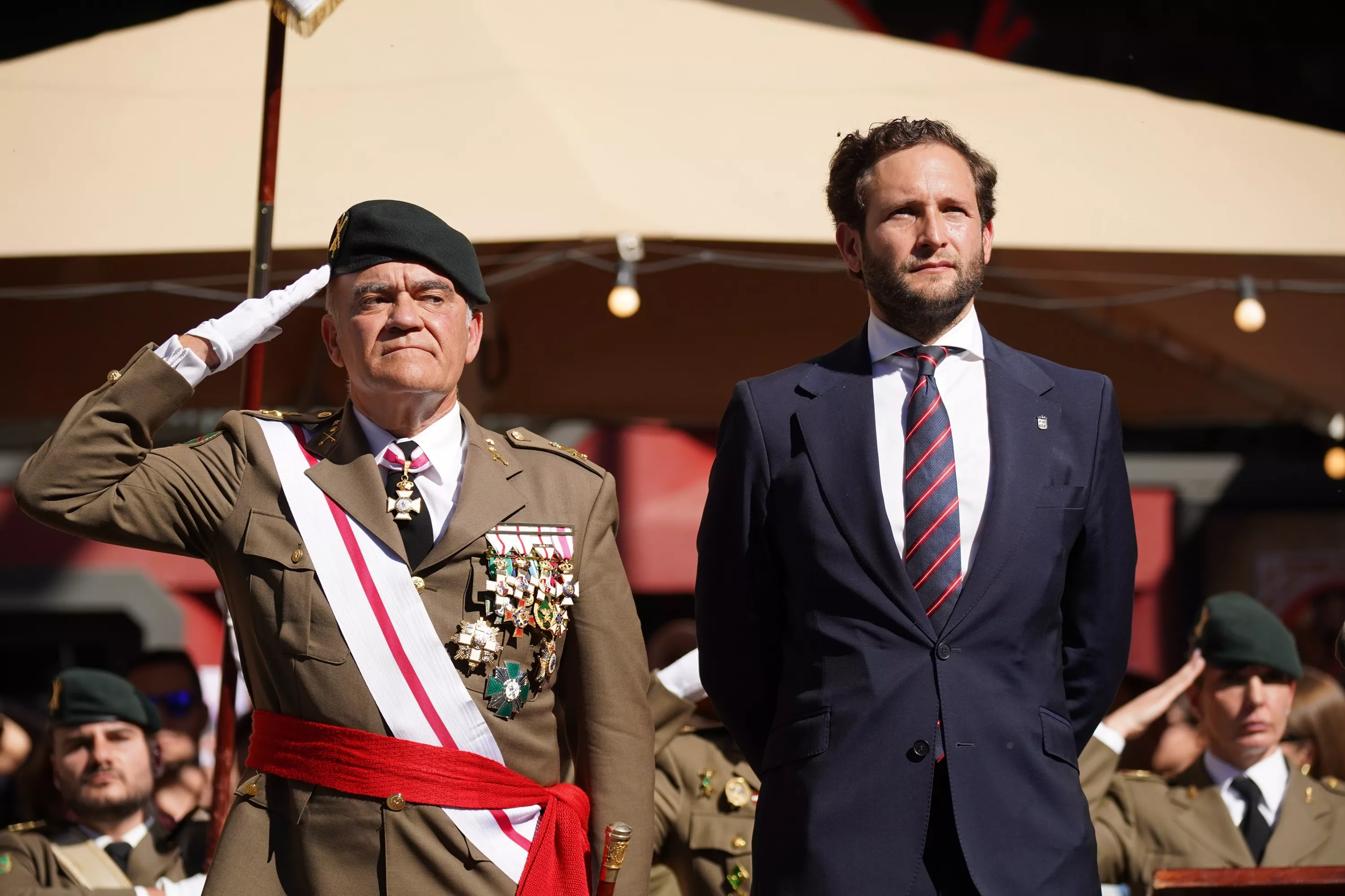 Jura de Bandera de 220 ciudadanos en Monzón. Foto Rebeca Ruiz
