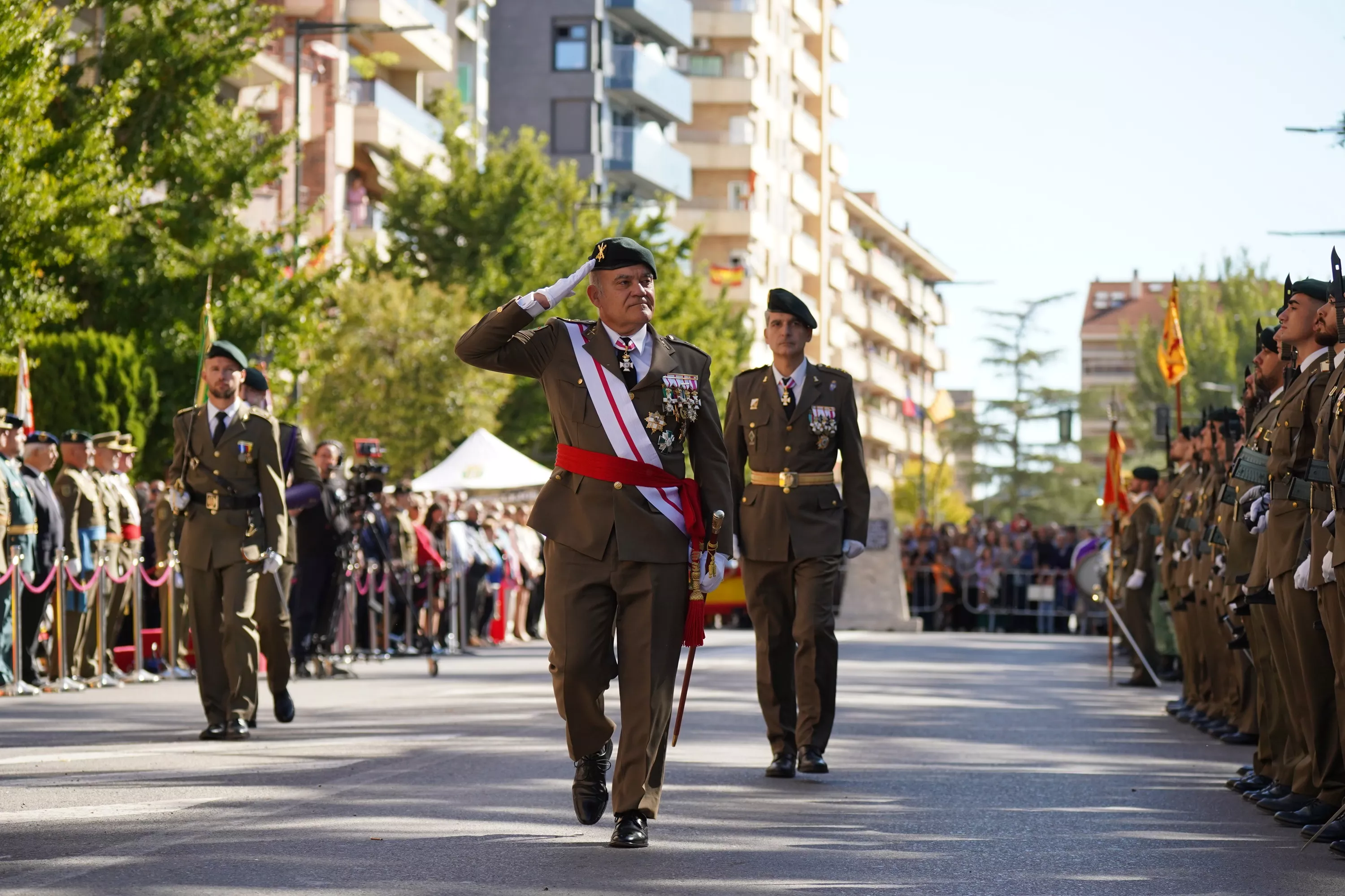 Jura de Bandera de 220 ciudadanos en Monzón. Foto Rebeca Ruiz