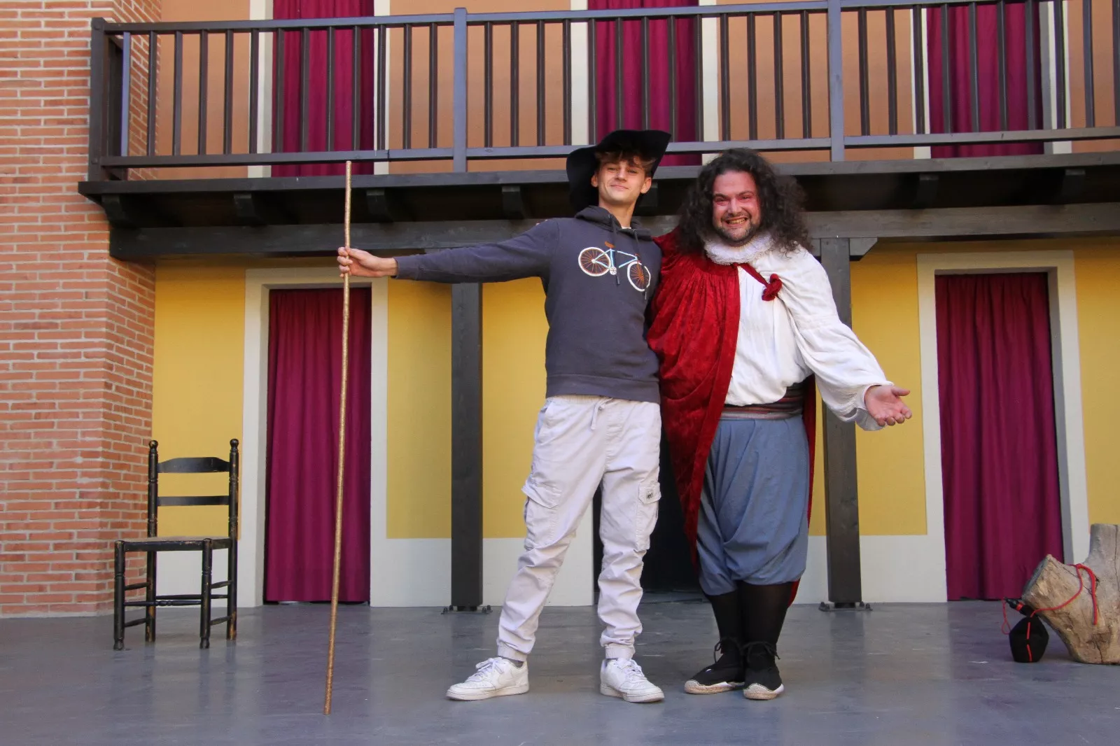 El bandido Cucaracha y sus compinches en el Corral de Comedias de Robres. Foto Carlos Neofato