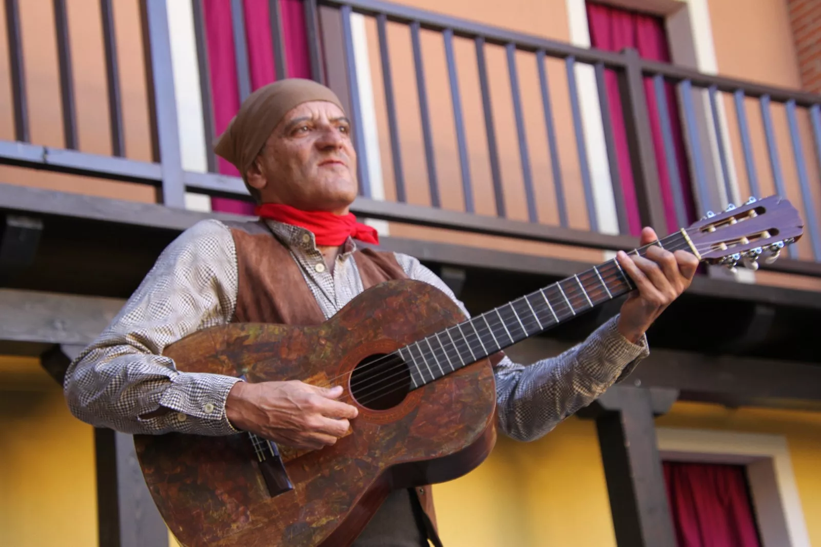 El bandido Cucaracha y sus compinches en el Corral de Comedias de Robres. Foto Carlos Neofato