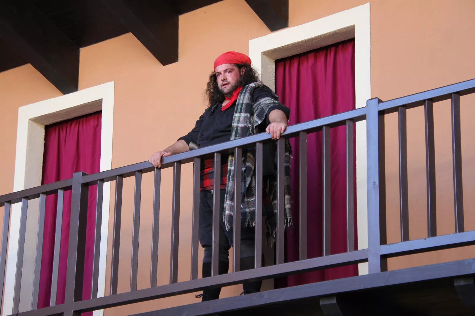 El bandido Cucaracha y sus compinches en el Corral de Comedias de Robres. Foto Carlos Neofato