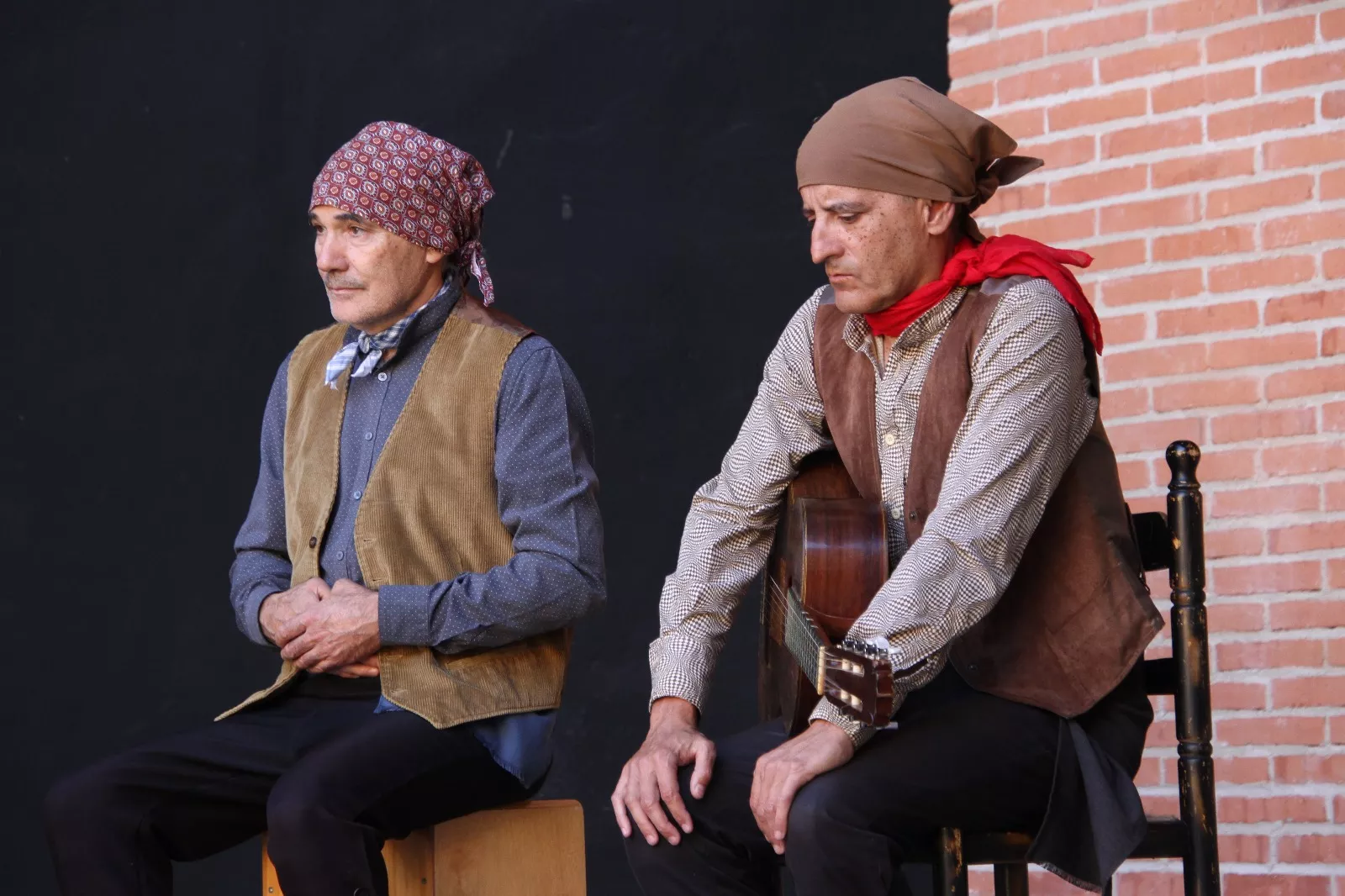 El bandido Cucaracha y sus compinches en el Corral de Comedias de Robres. Foto Carlos Neofato