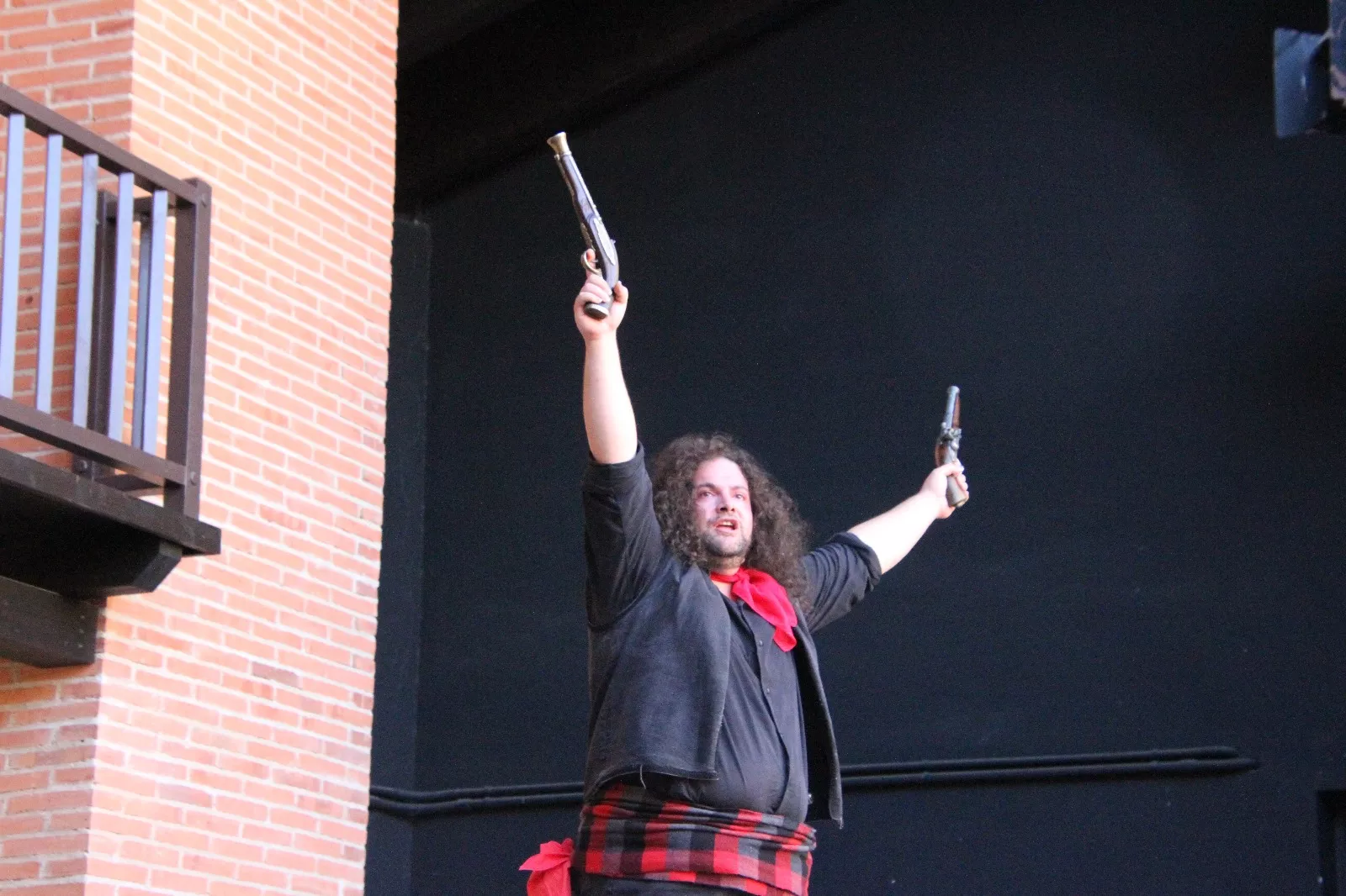 El bandido Cucaracha y sus compinches en el Corral de Comedias de Robres. Foto Carlos Neofato