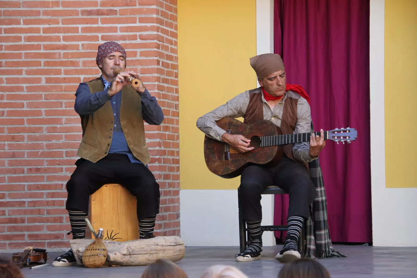 El bandido Cucaracha y sus compinches en el Corral de Comedias de Robres. Foto Carlos Neofato