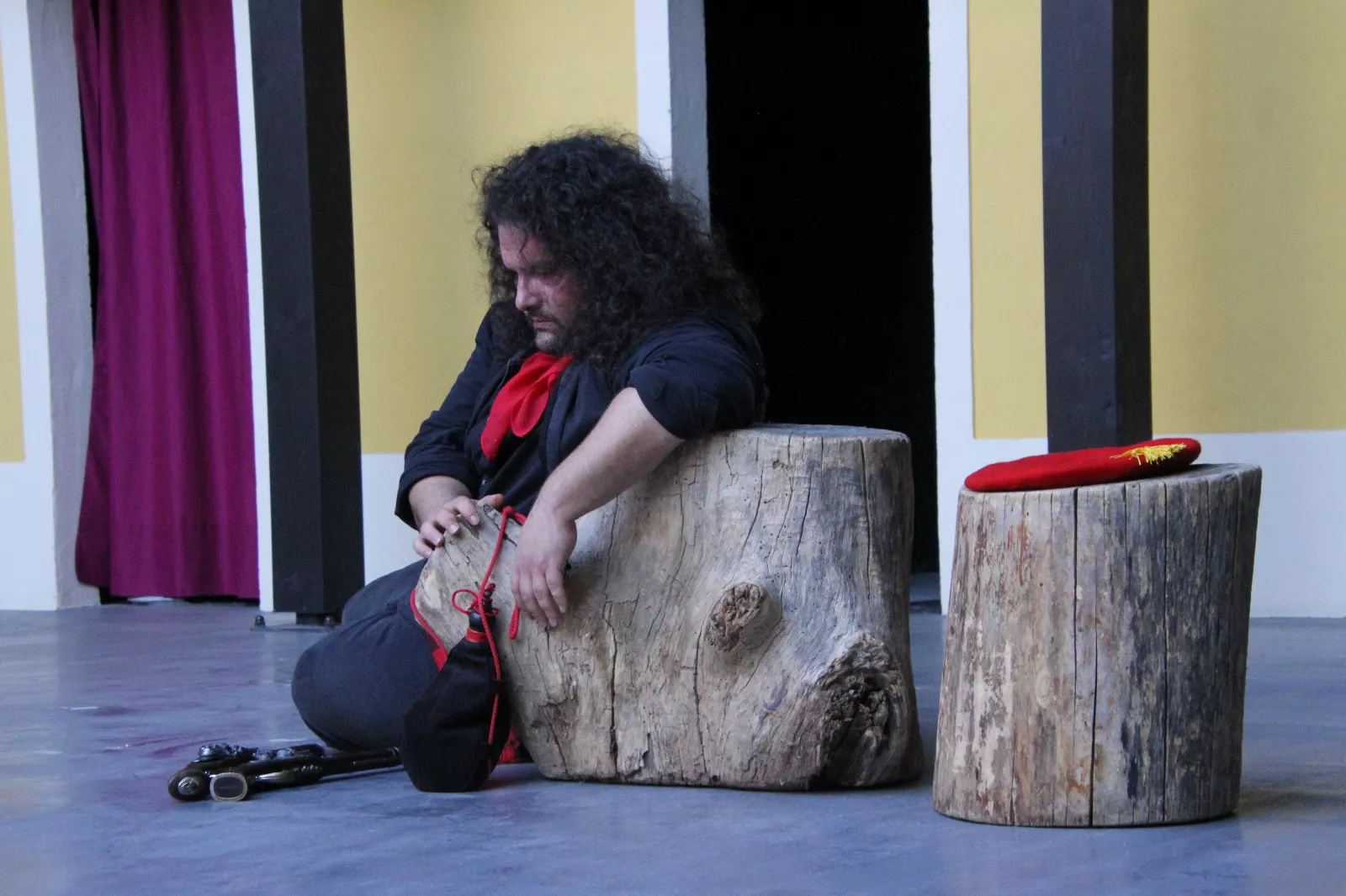 El bandido Cucaracha y sus compinches en el Corral de Comedias de Robres. Foto Carlos Neofato