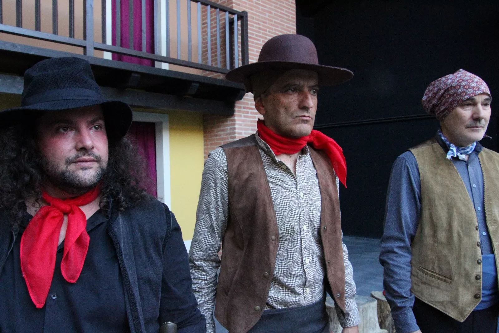 El bandido Cucaracha y sus compinches en el Corral de Comedias de Robres. Foto Carlos Neofato
