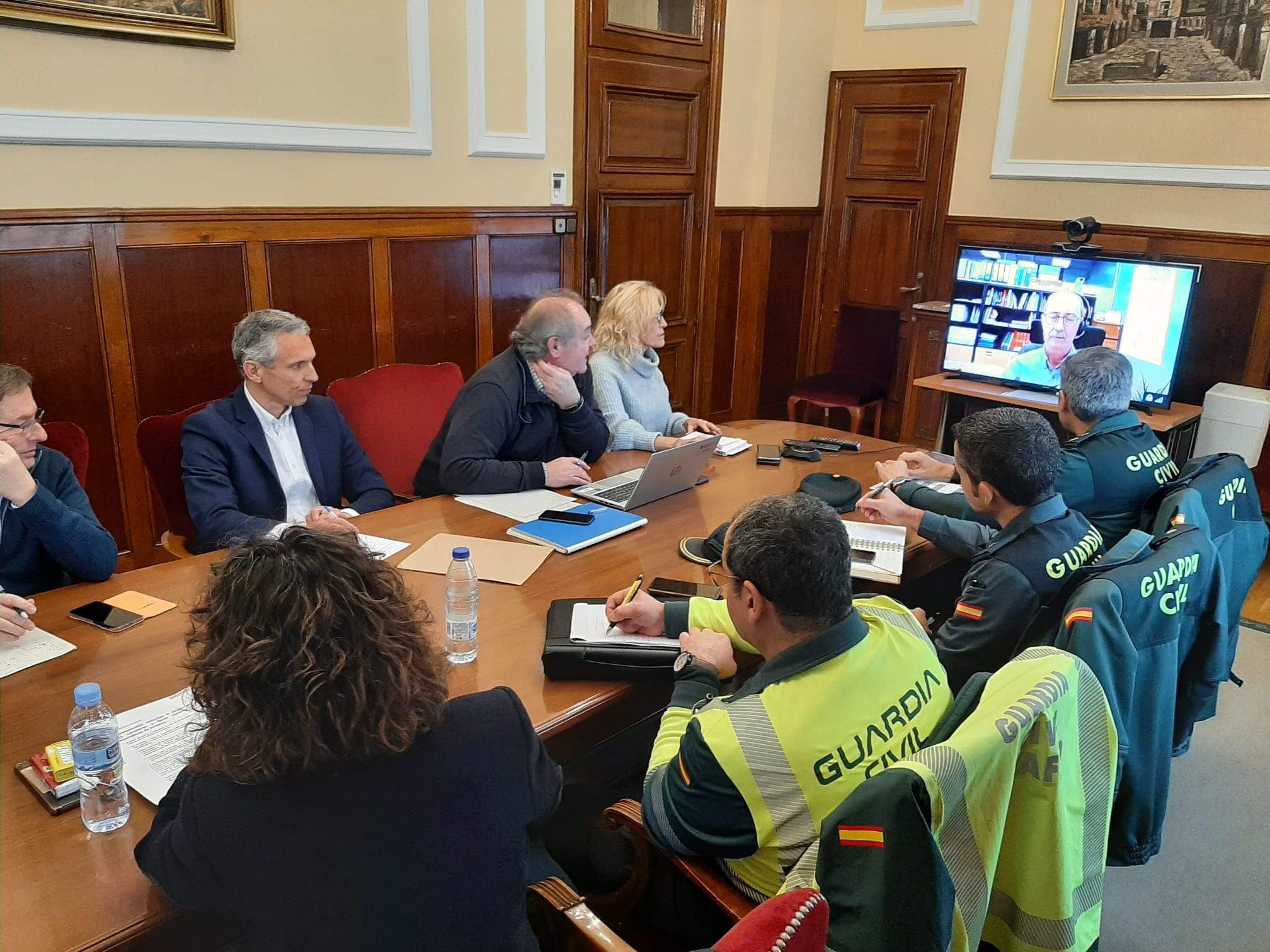 Reunión mantenida en la Subdelegación de Gobierno este martes Reunión mantenida en la Subdelegación de Gobierno este martes