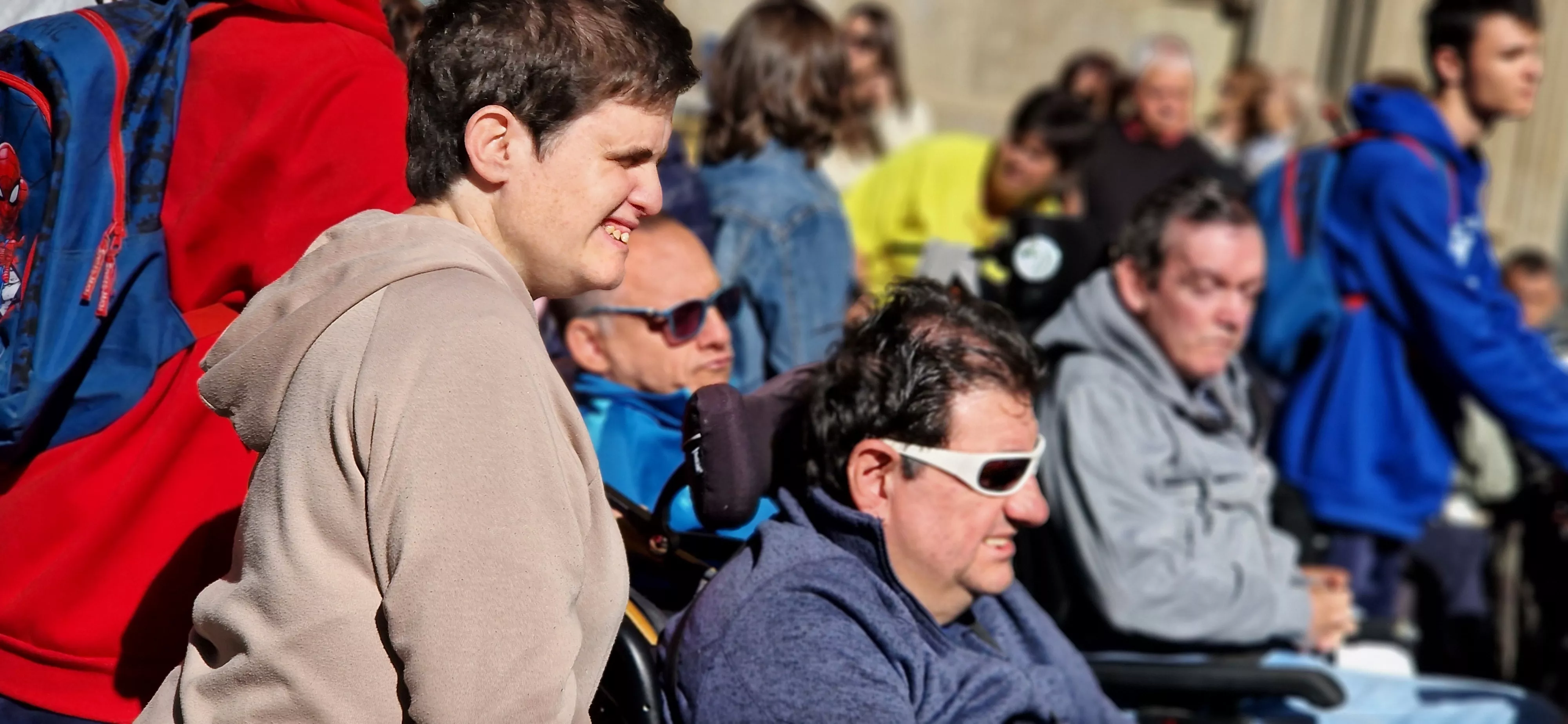 Día Mundial de la Parálisis Cerebral en Huesca. Foto Myriam Martínez