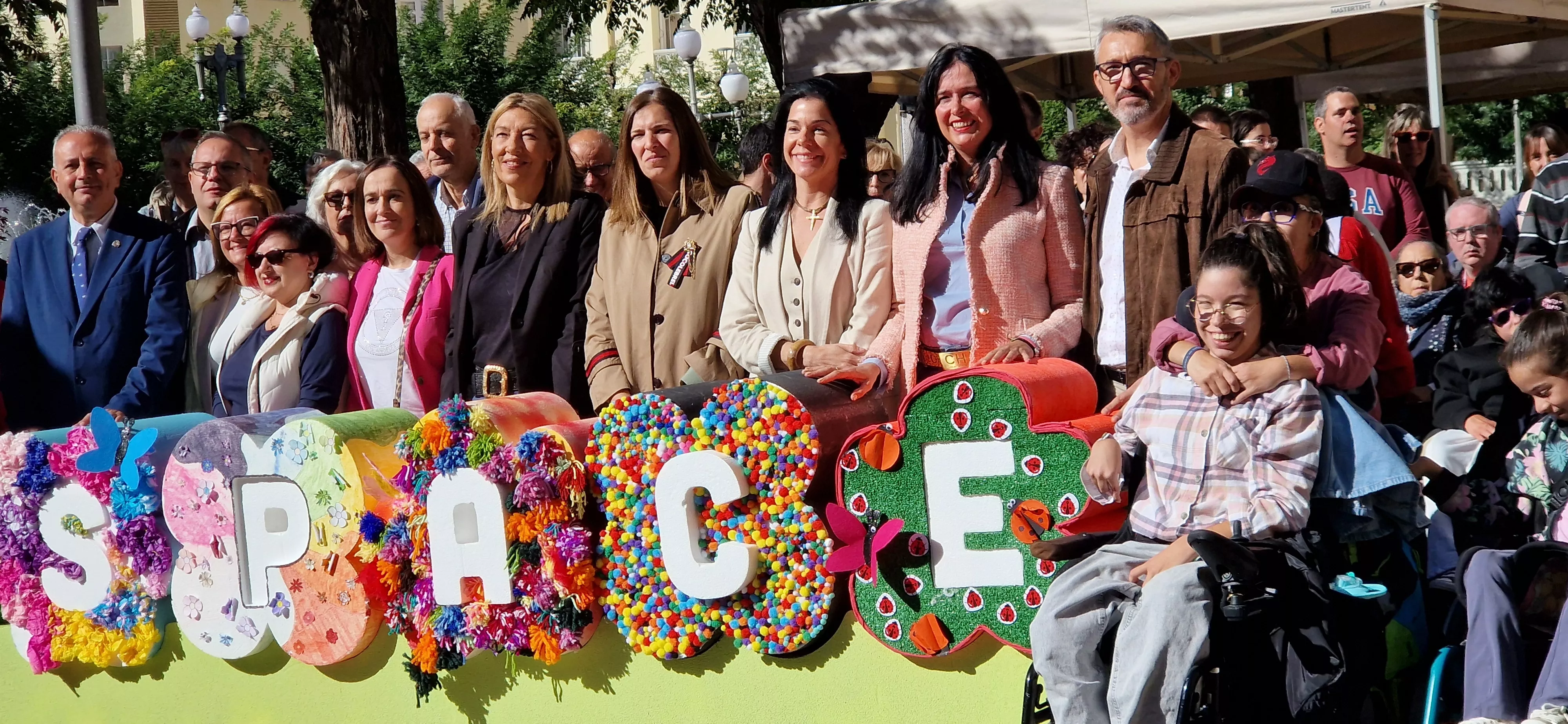 Día Mundial de la Parálisis Cerebral en Huesca. Foto Myriam Martínez