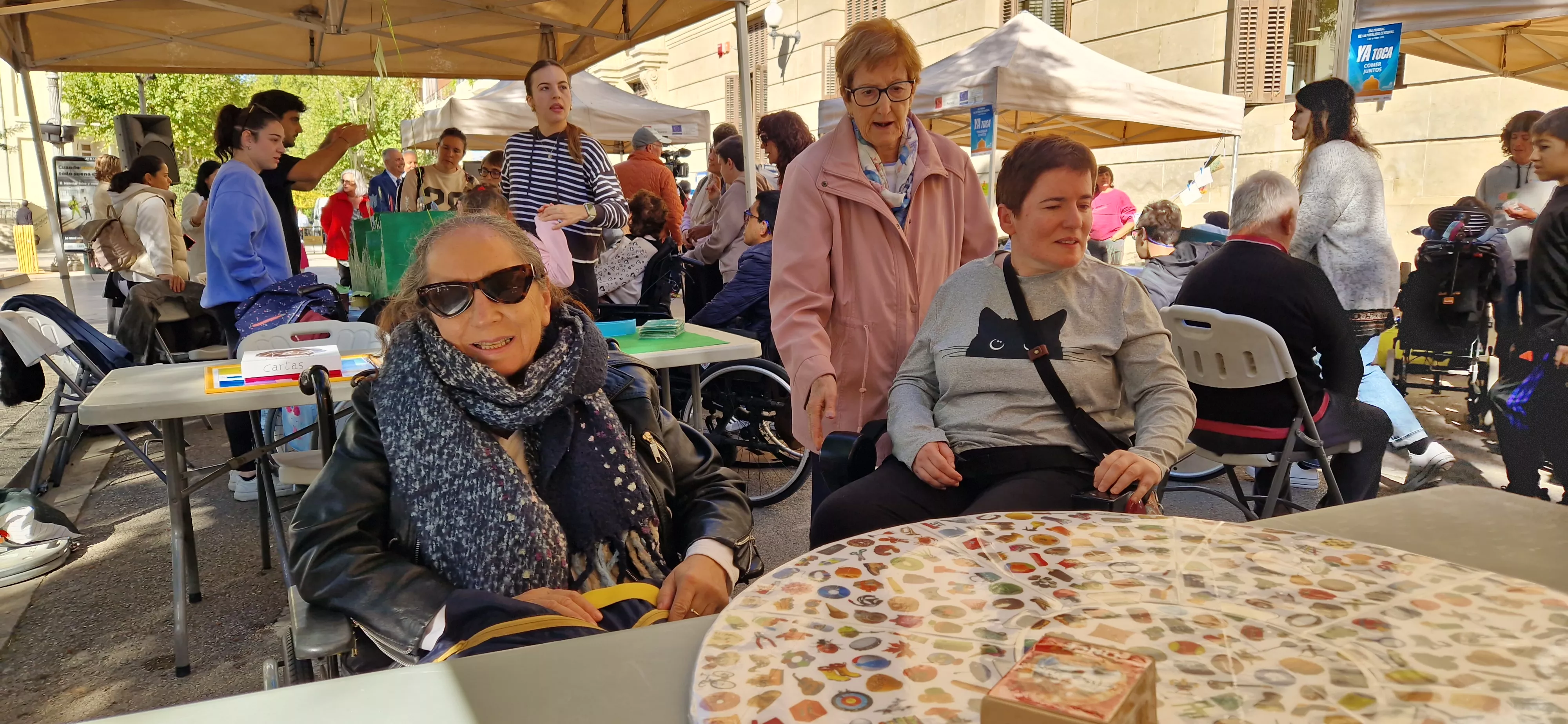 Día Mundial de la Parálisis Cerebral en Huesca. Foto Myriam Martínez