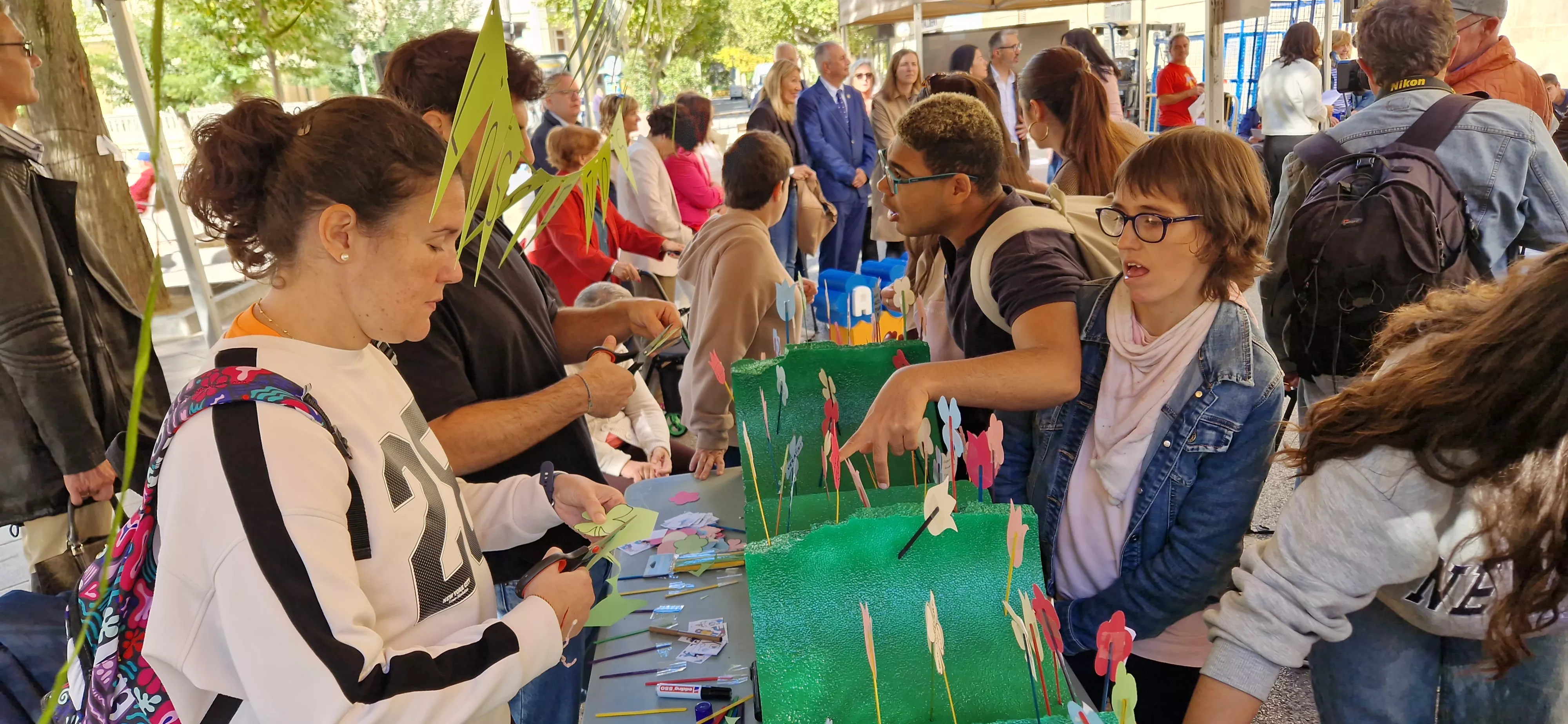 Día Mundial de la Parálisis Cerebral en Huesca. Foto Myriam Martínez