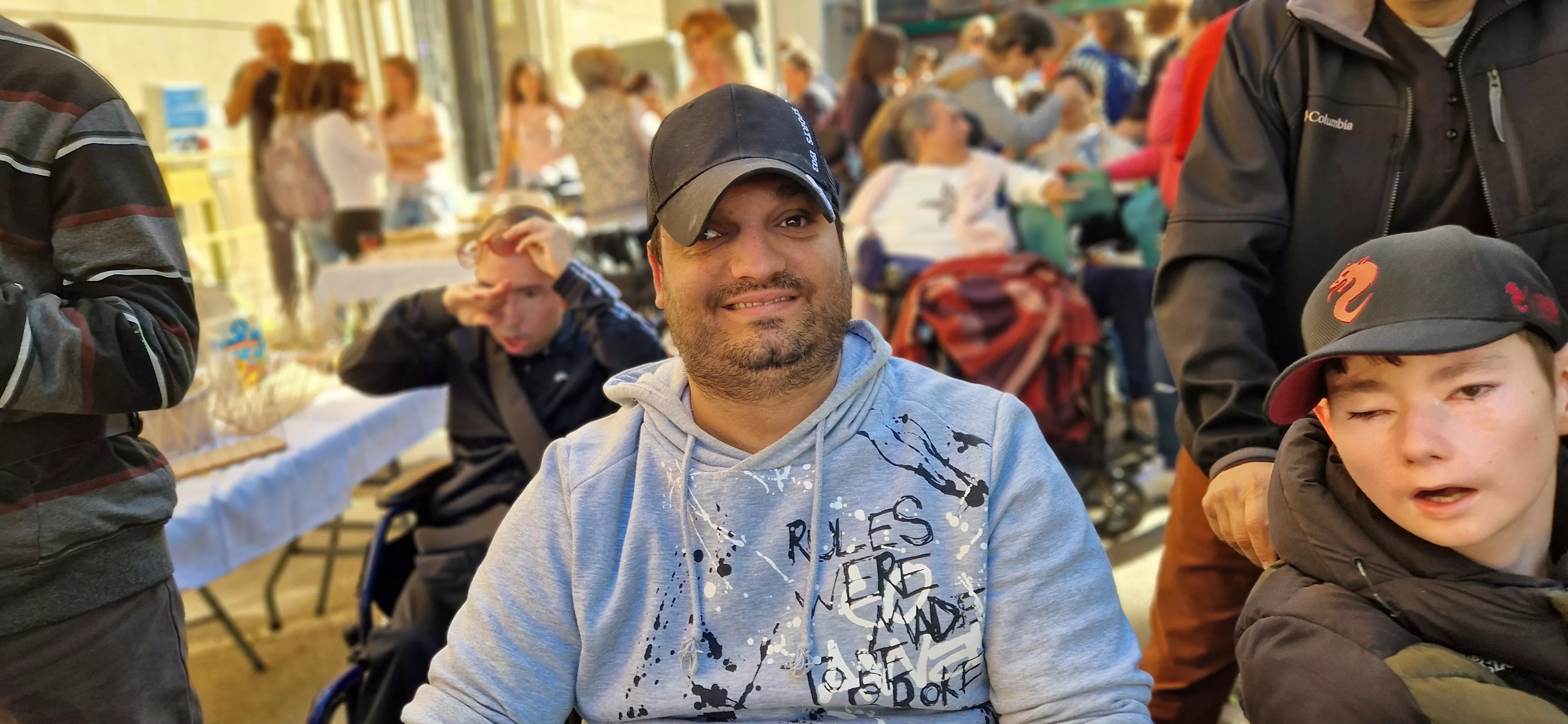 Día Mundial de la Parálisis Cerebral en Huesca. Foto Myriam Martínez