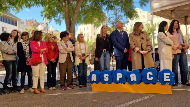 Día Mundial de la Parálisis Cerebral en Huesca. Foto Myriam Martínez
