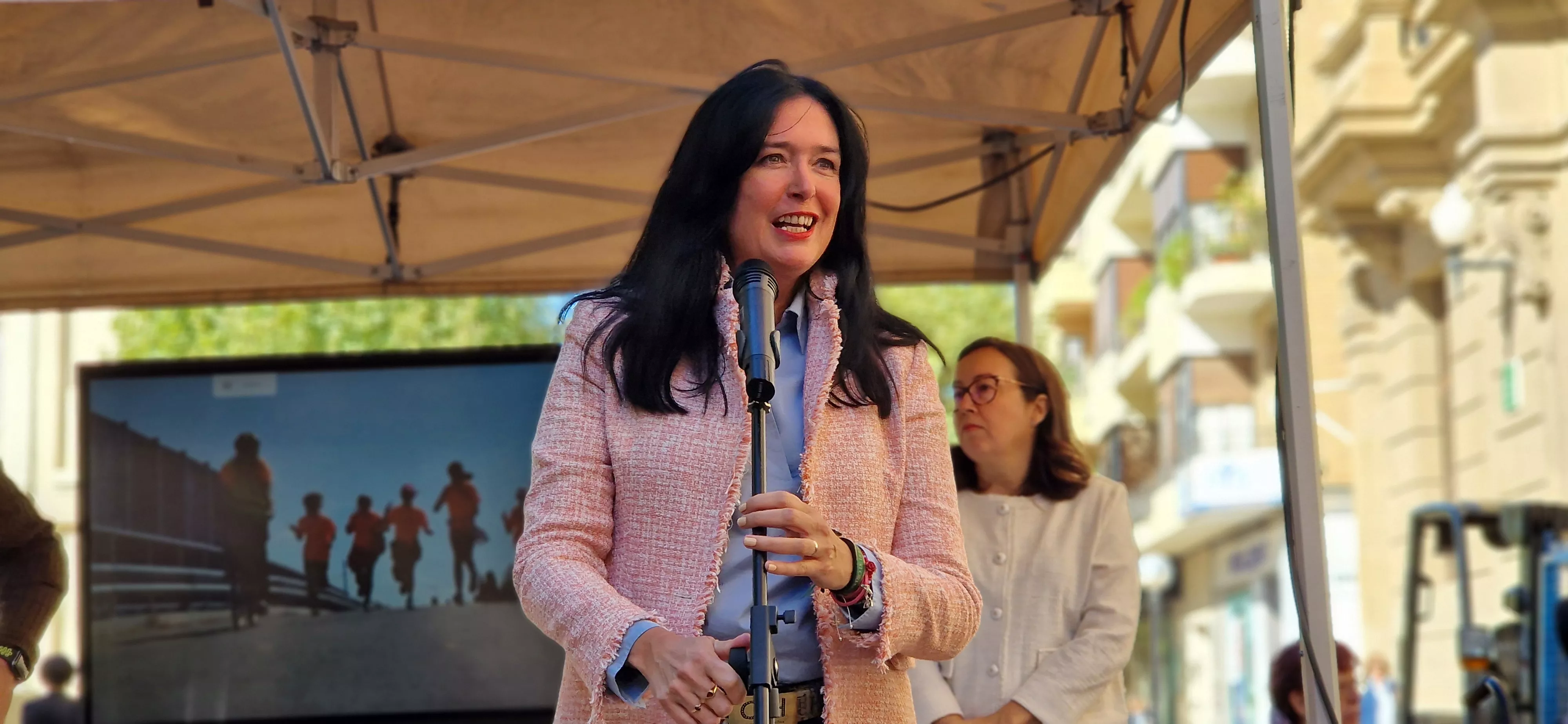Lorena Orduna. Día Mundial de la Parálisis Cerebral en Huesca. Foto Myriam Martínez