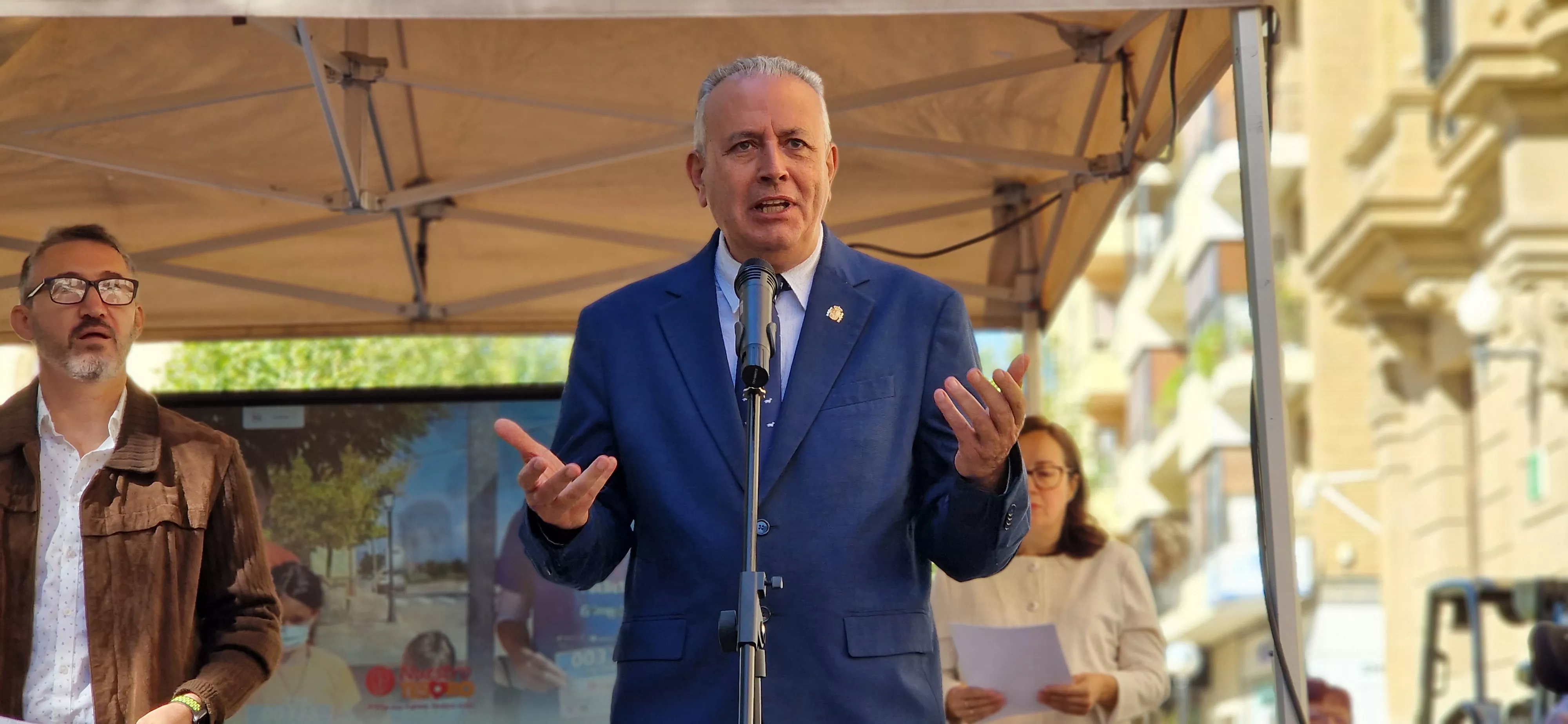 Carlos Campo. Día Mundial de la Parálisis Cerebral en Huesca. Foto Myriam Martínez