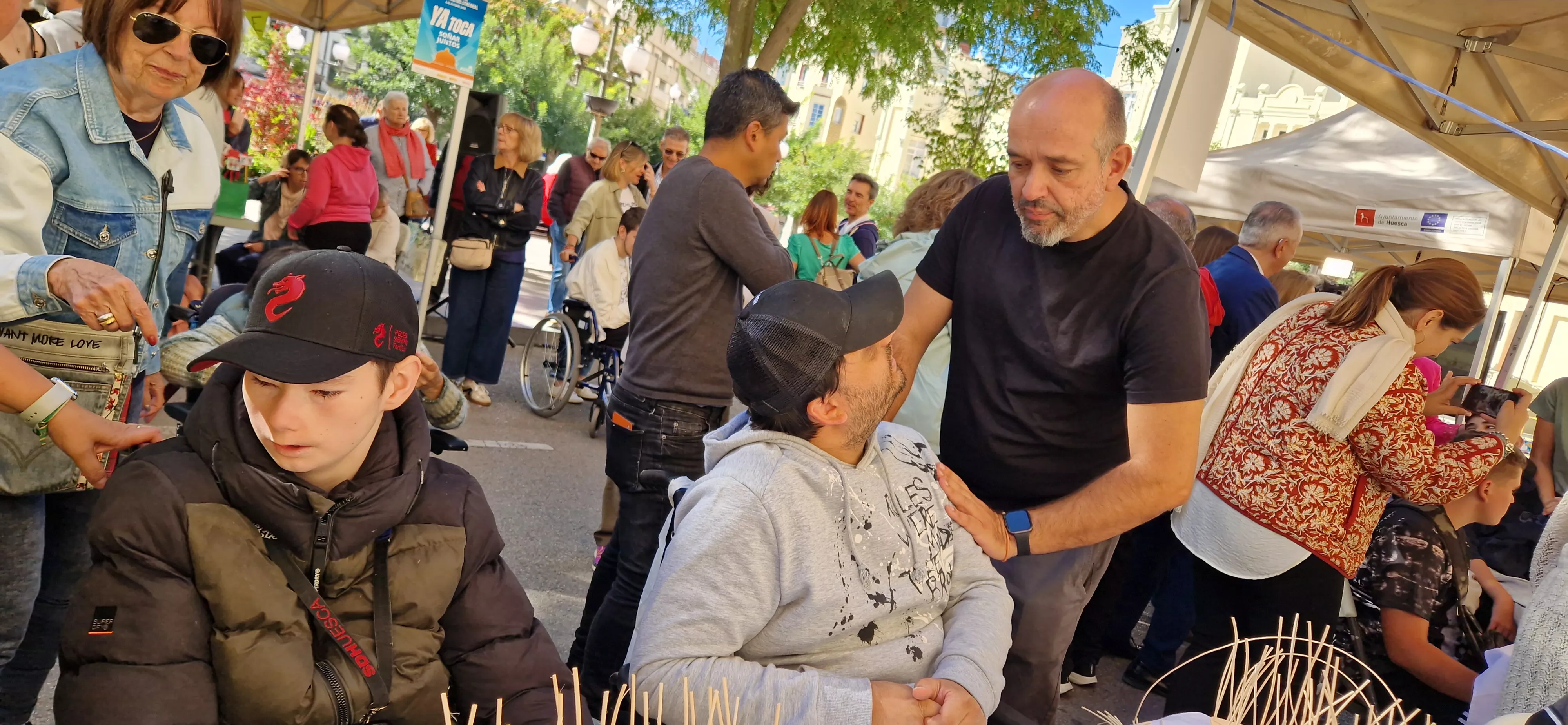 Día Mundial de la Parálisis Cerebral en Huesca. Foto Myriam Martínez