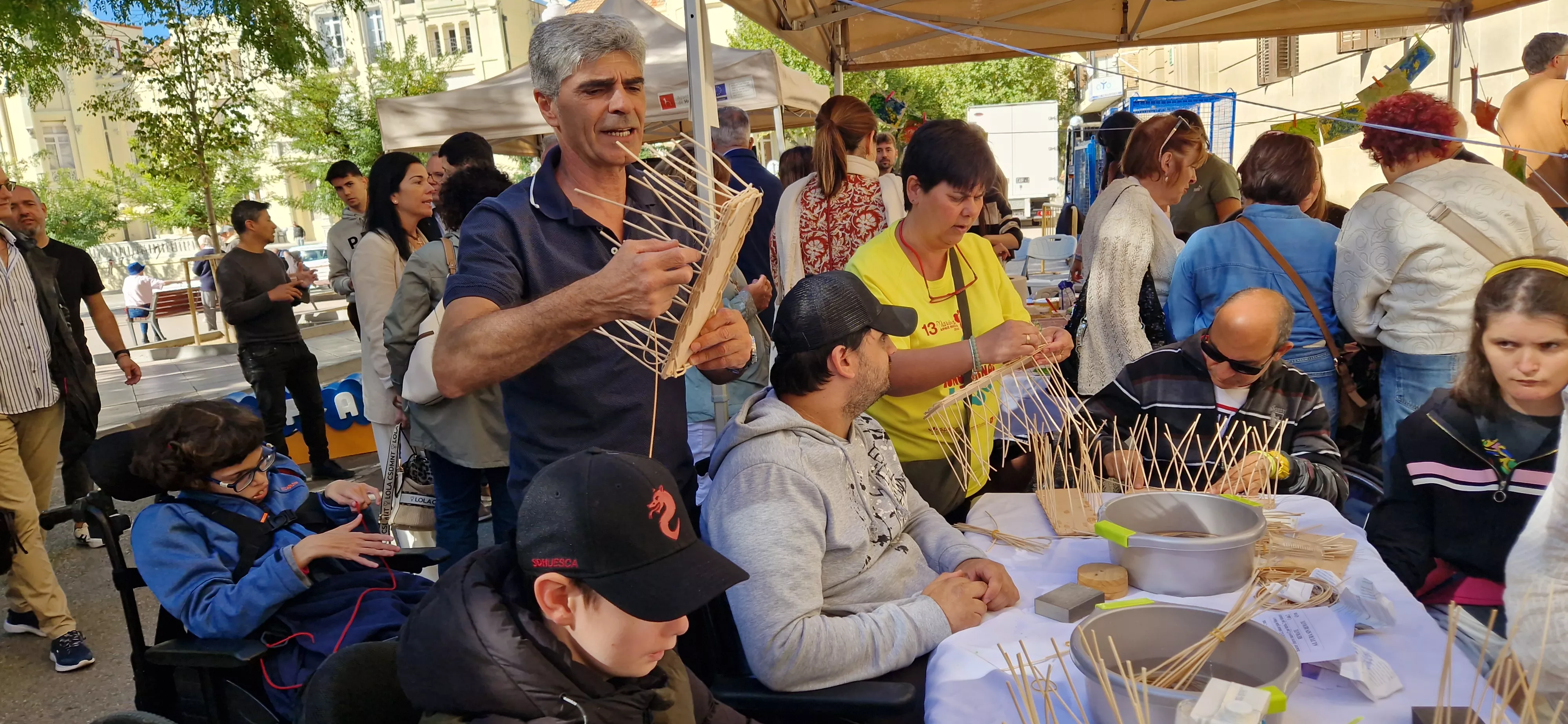 Día Mundial de la Parálisis Cerebral en Huesca. Foto Myriam Martínez