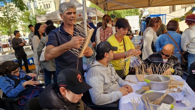 Día Mundial de la Parálisis Cerebral en Huesca. Foto Myriam Martínez