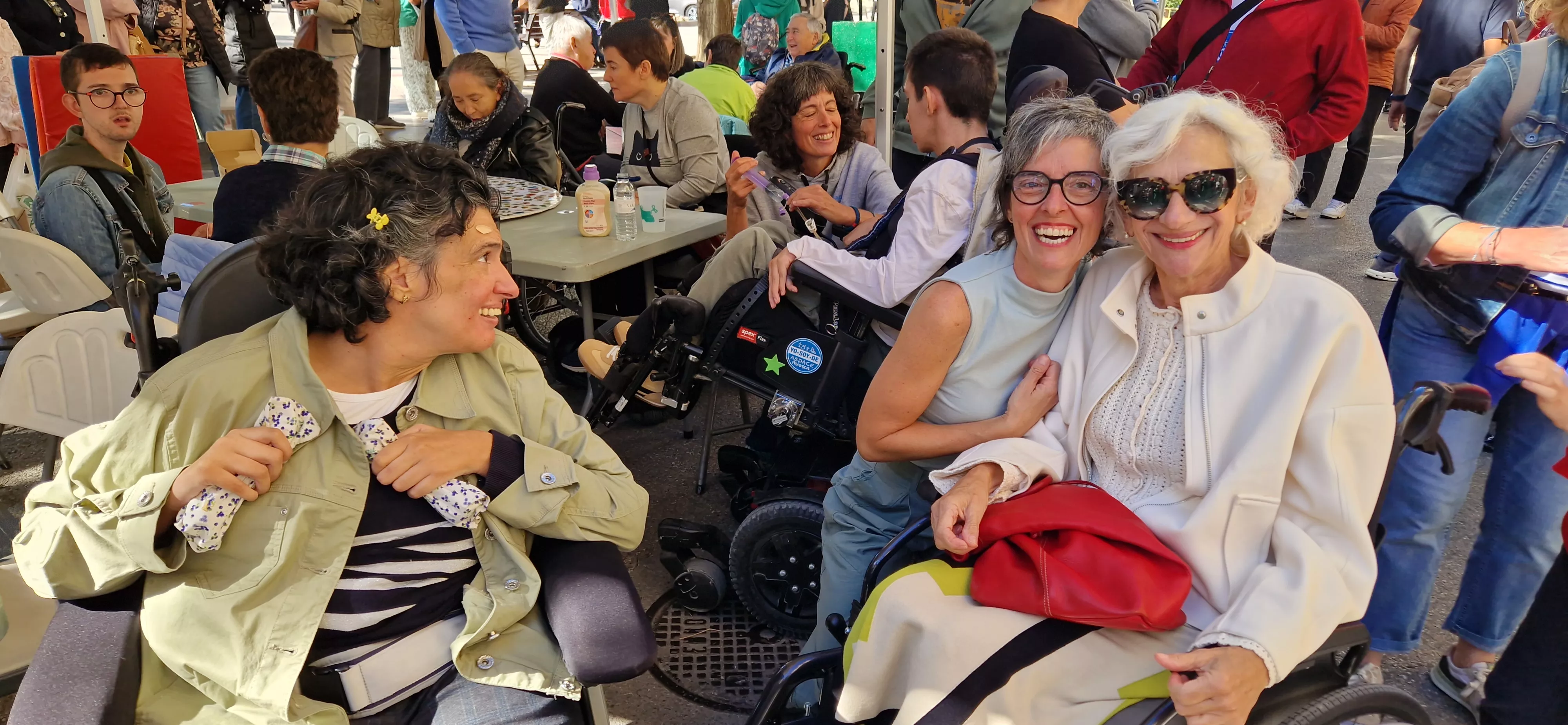 Día Mundial de la Parálisis Cerebral en Huesca. Foto Myriam Martínez