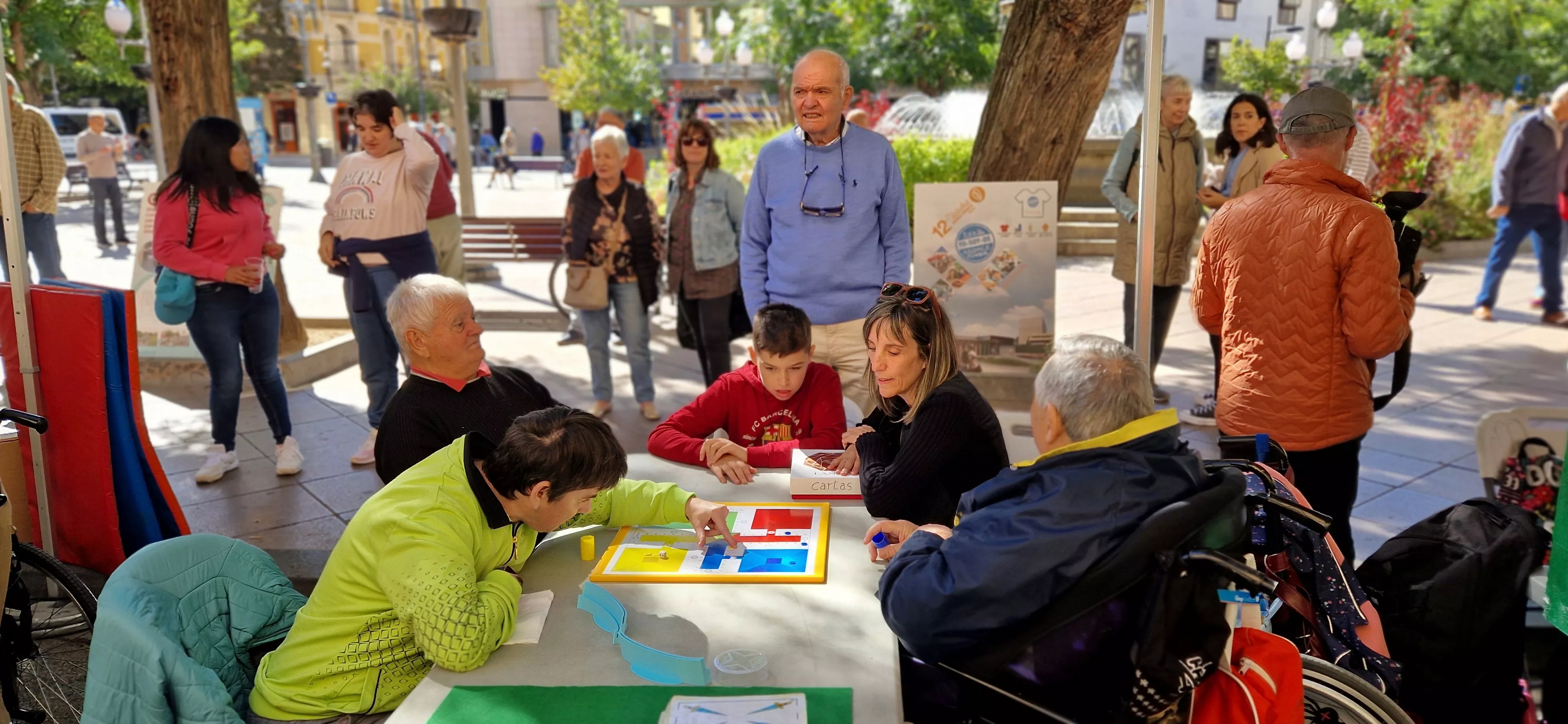 Día Mundial de la Parálisis Cerebral en Huesca. Foto Myriam Martínez