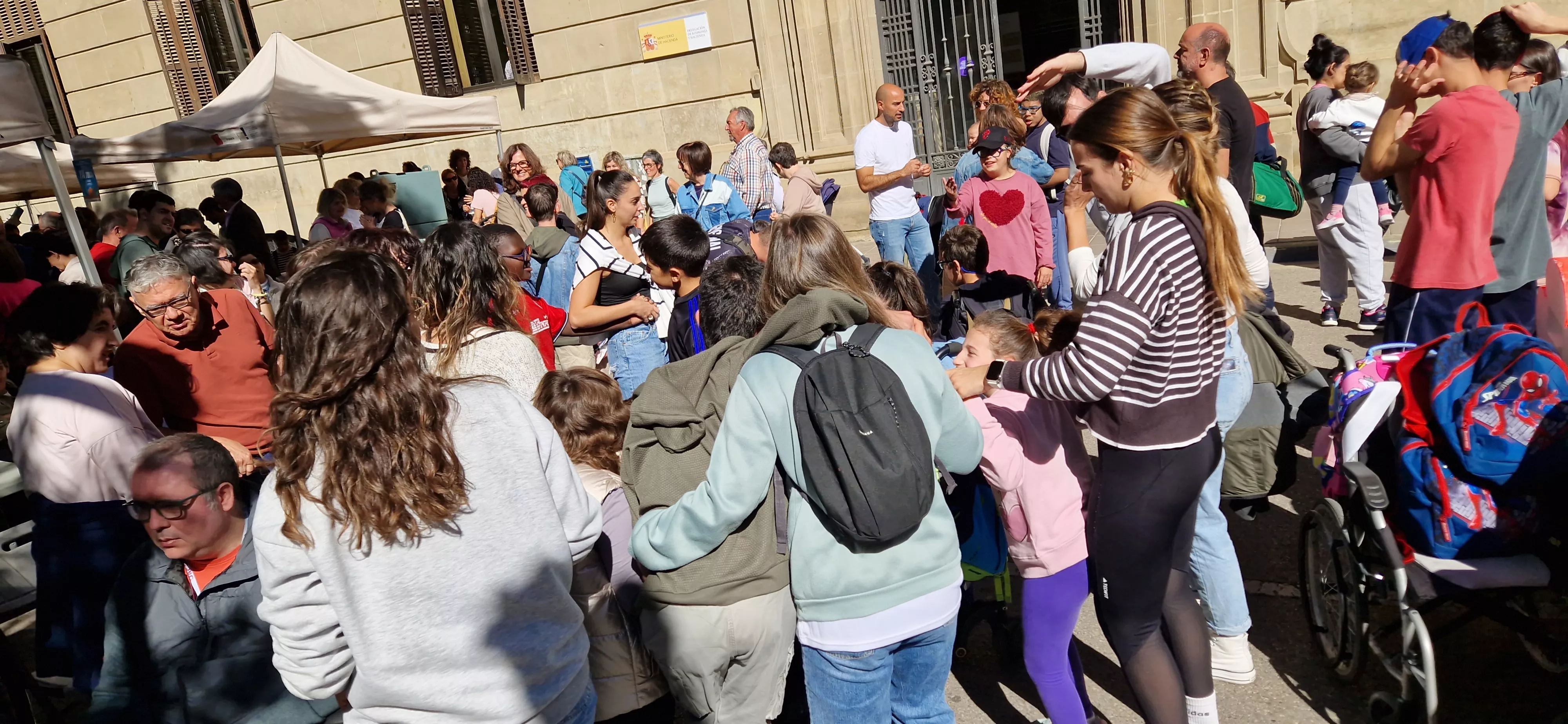 Día Mundial de la Parálisis Cerebral en Huesca. Foto Myriam Martínez