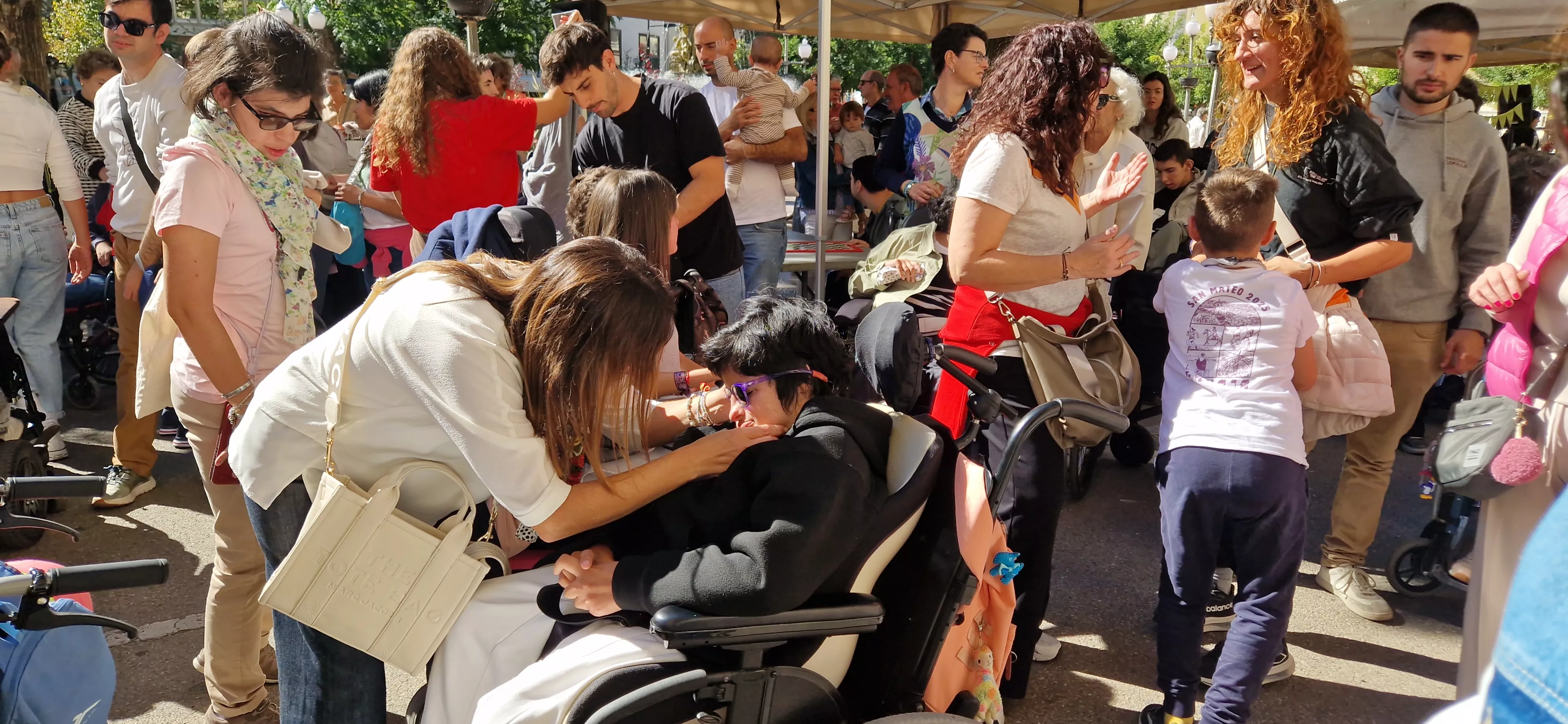 Día Mundial de la Parálisis Cerebral en Huesca. Foto Myriam Martínez