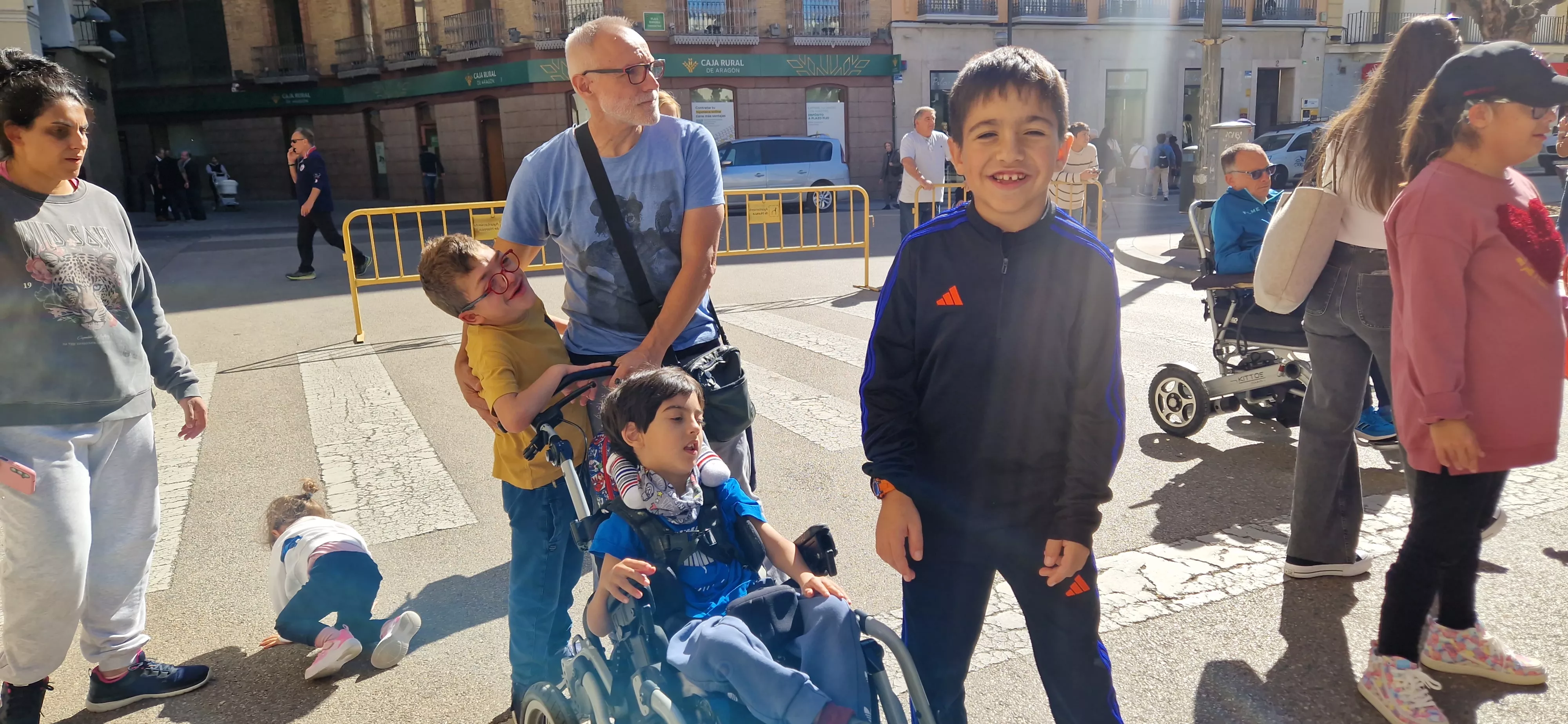Día Mundial de la Parálisis Cerebral en Huesca. Foto Myriam Martínez