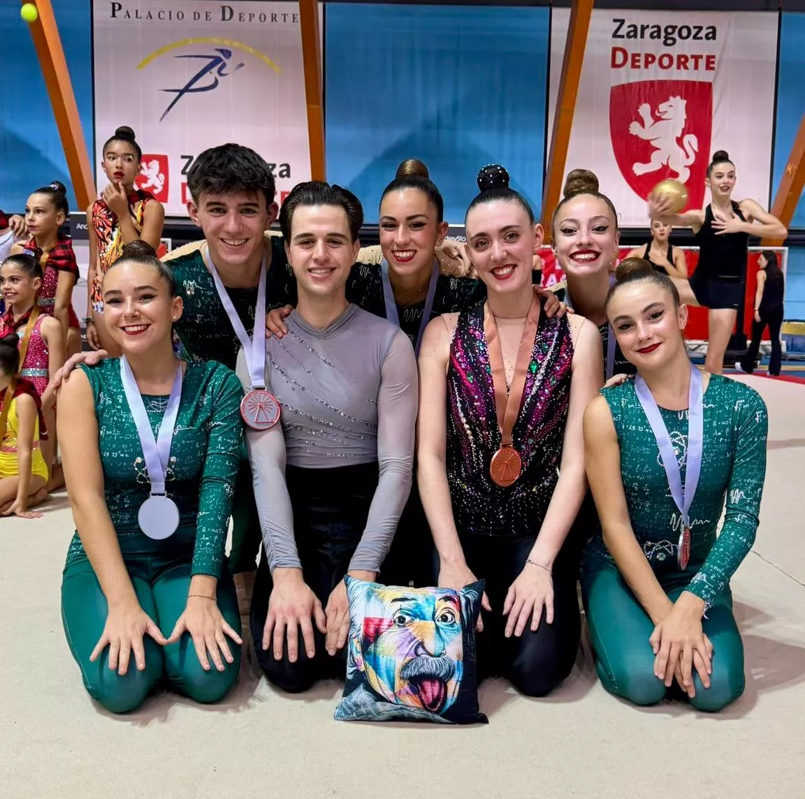 Antonio Alastrué, Claudia Casas y Juvenil Base